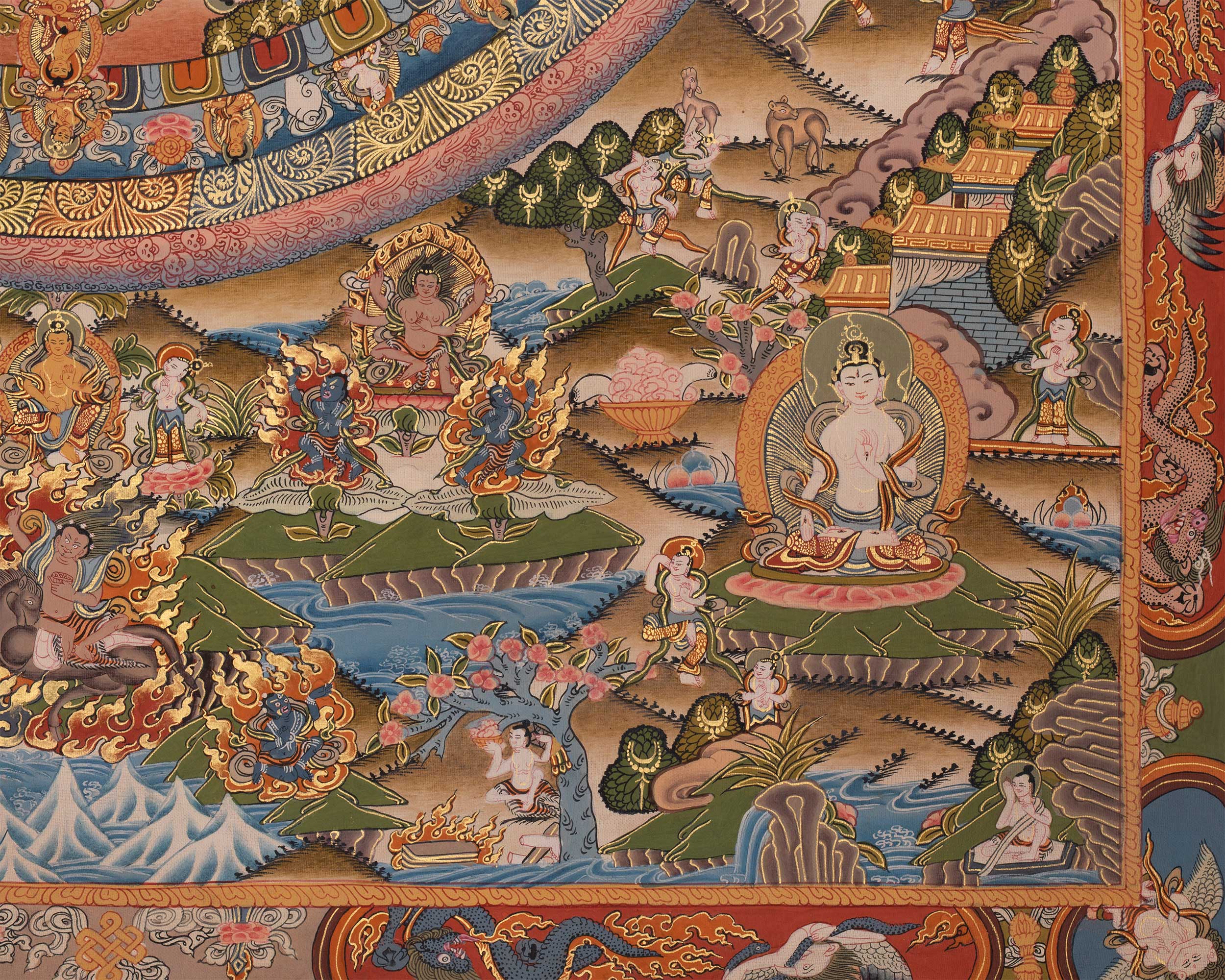 Sacred Buddha Mandala Thangka | A Powerful Symbol of Enlightenment and Peace