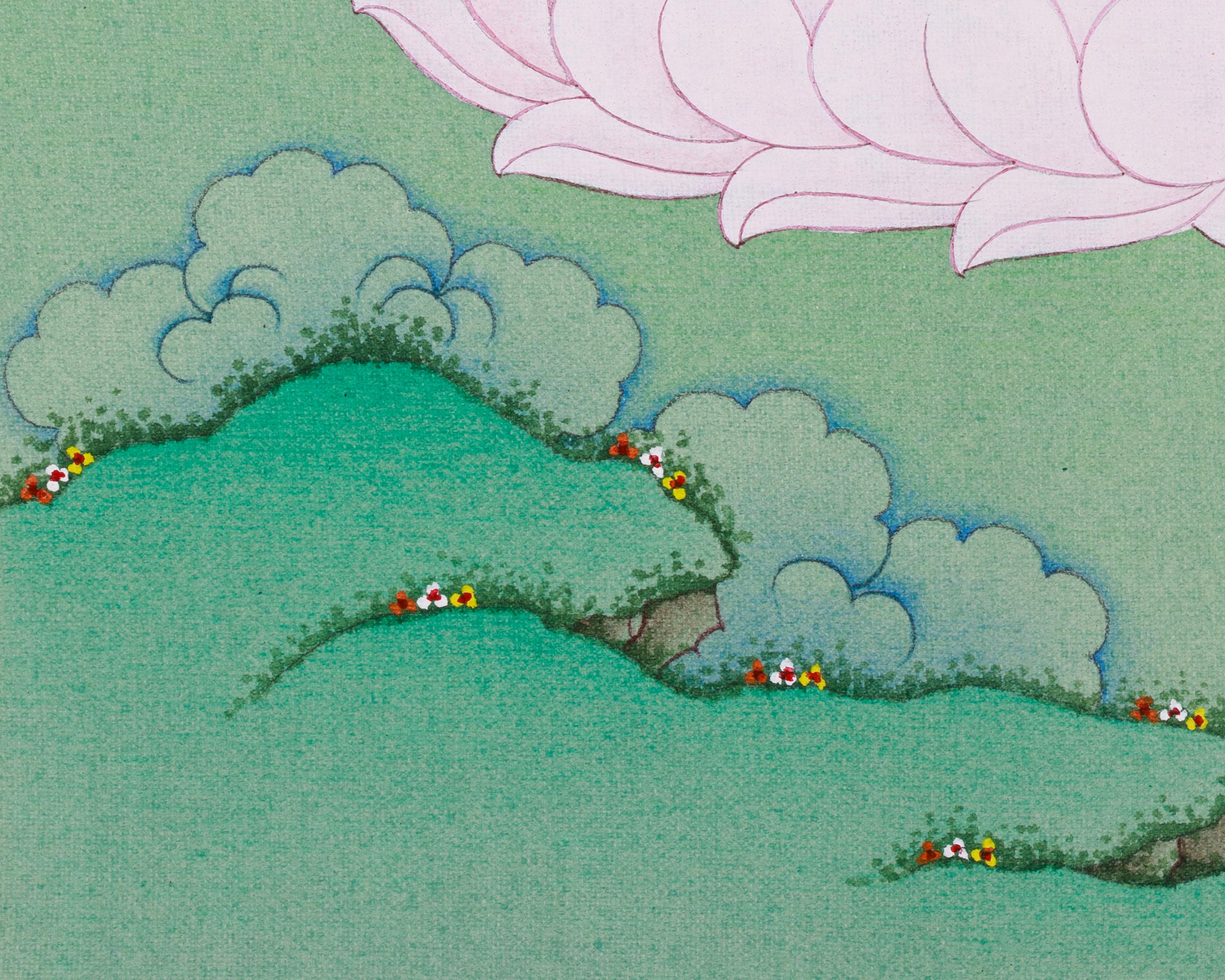 Healing Buddha Bhaisajyaguru Thangka | Deity of Health & Purification