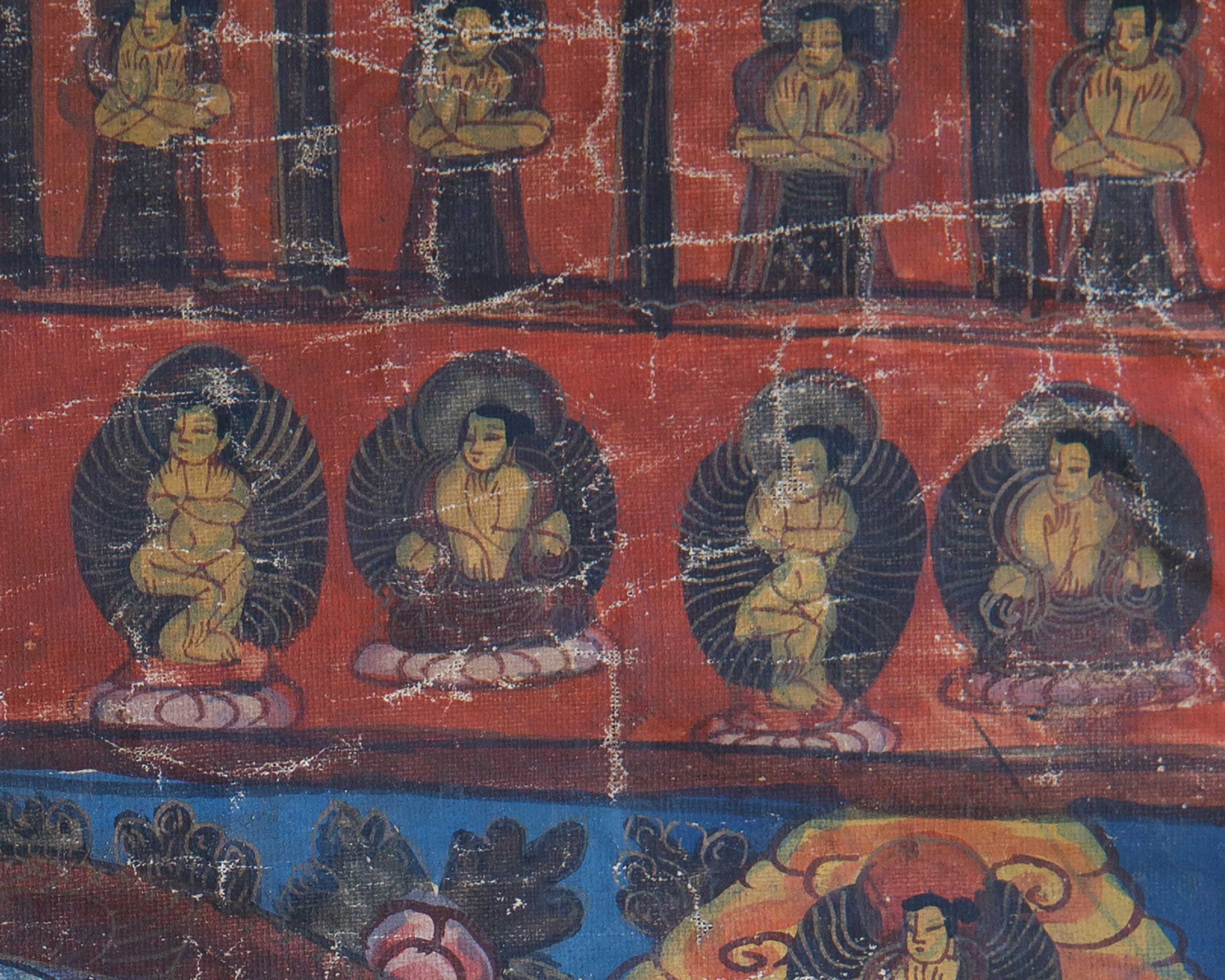 Wall Hanging Mandala Thangka | Traditional Buddhist Art |  Home Decoration