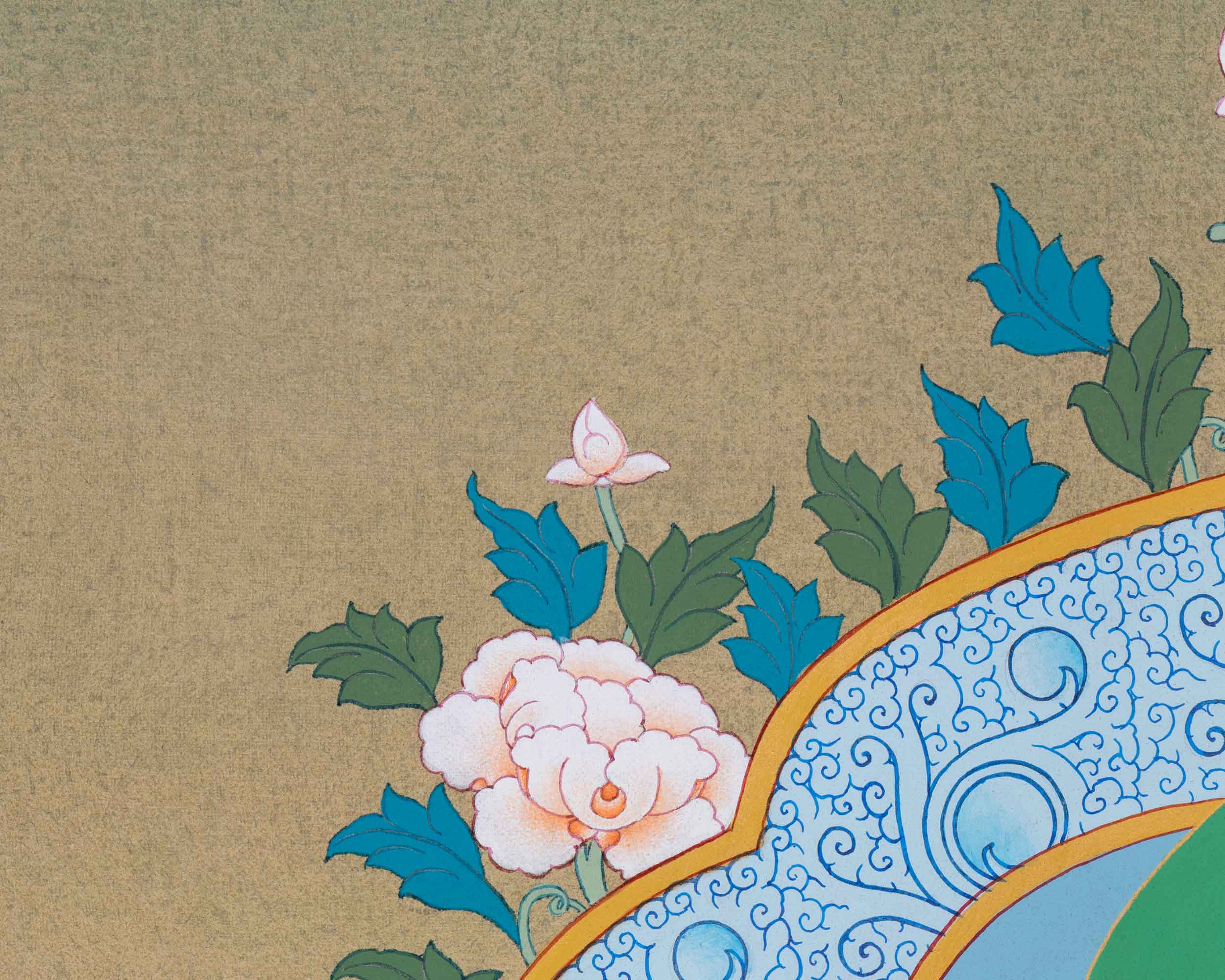 Maitreya Buddha Thangka Art | Guidance Towards Enlightenment and Compassion