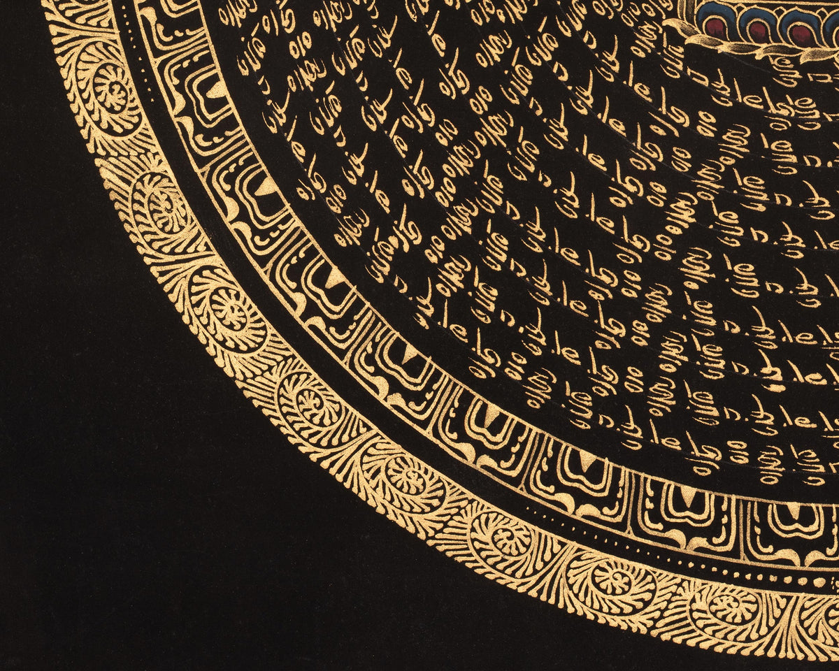 Medicine Buddha Mandala Art | Sacred Tibetan Thangka of Healing and Wisdom