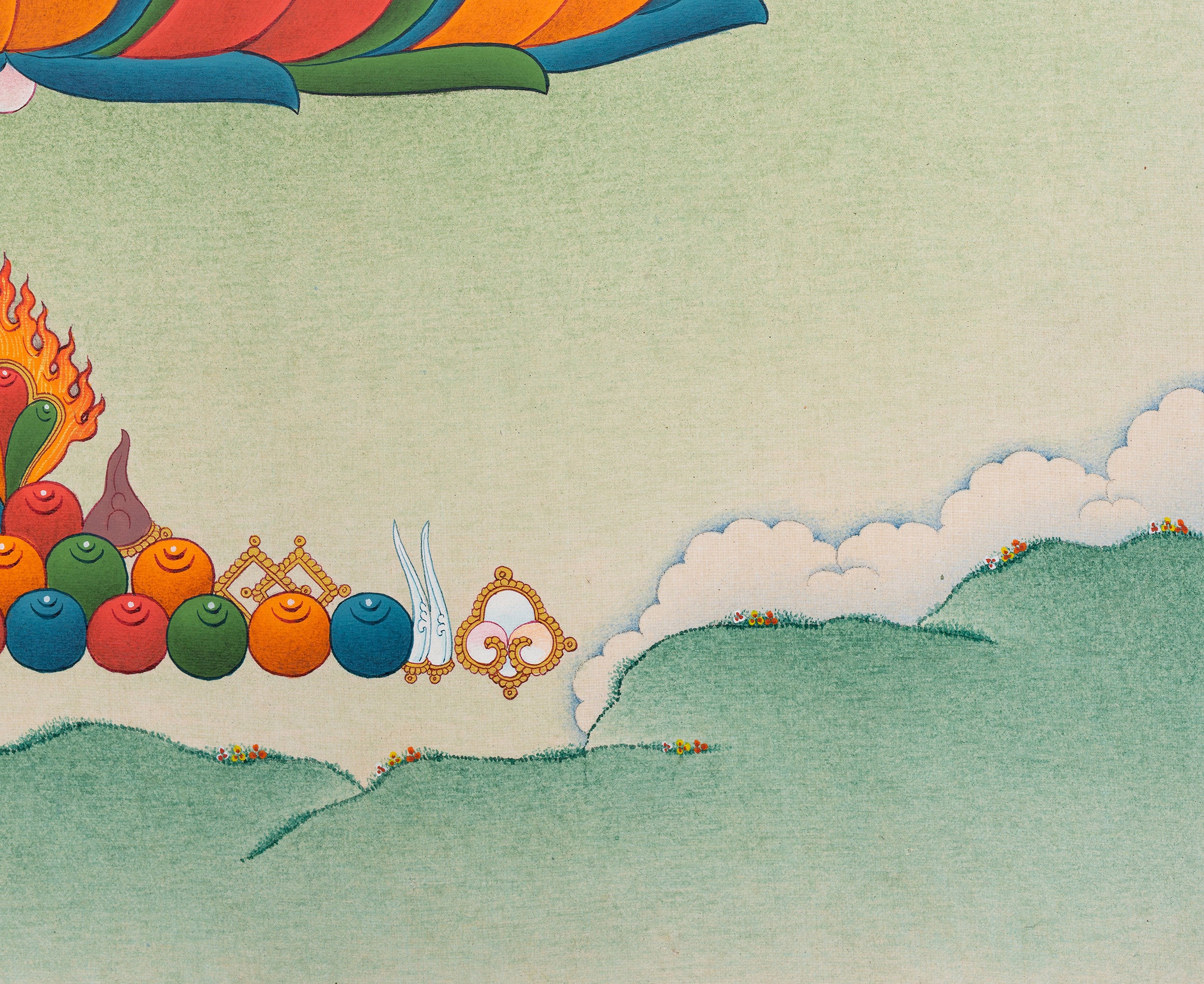Longchenpa Canvas Print | Tibetan Buddhist Master of Dzogchen