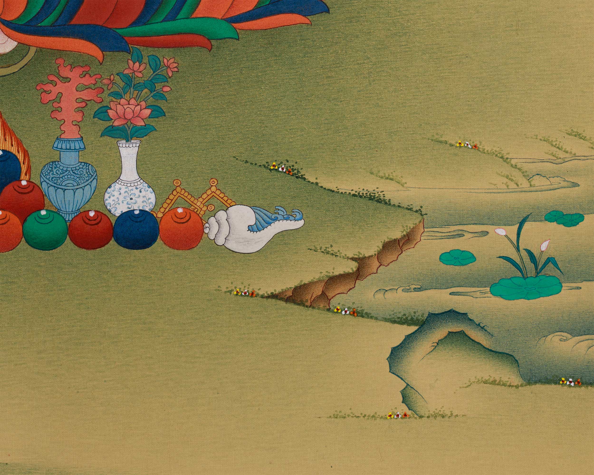 Mother of Liberation, Green Tara Thangka | A Divine Expression of Swift Compassion