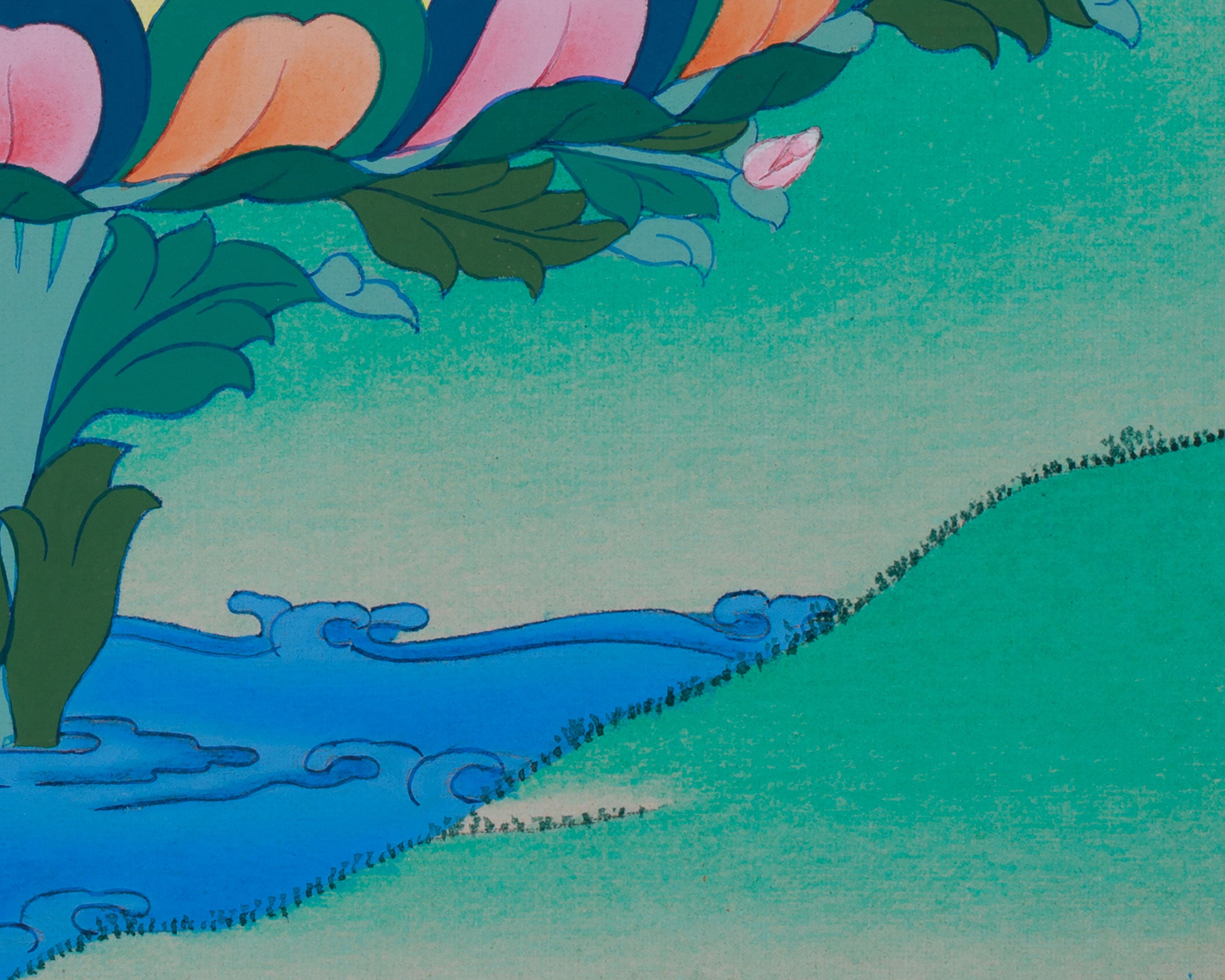 Precious Master Guru Rinpoche Thangka | Easing Royal Posture
