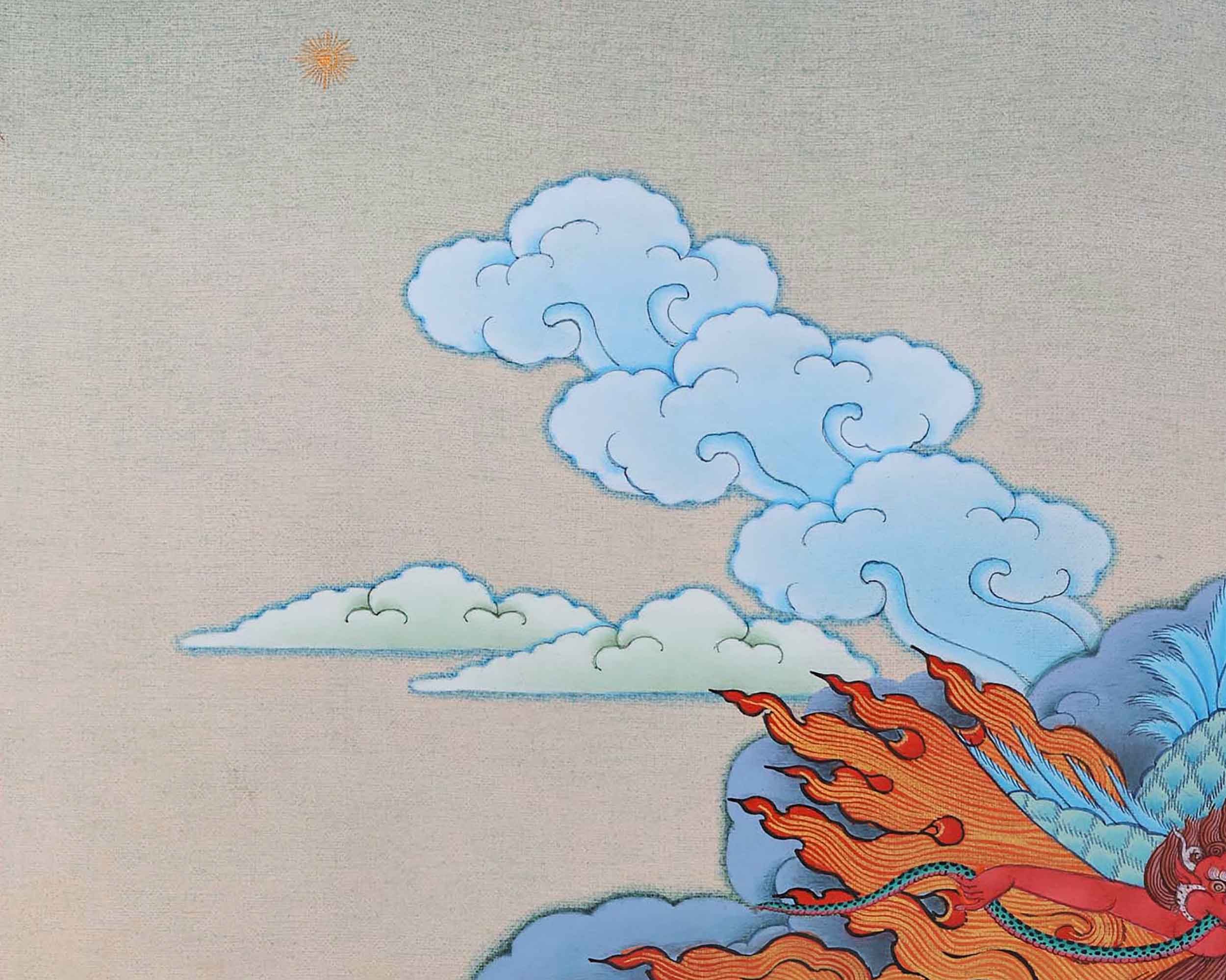 Sakya Mahakala Thangka Art | Invoking Spiritual Attention and Protective Energies