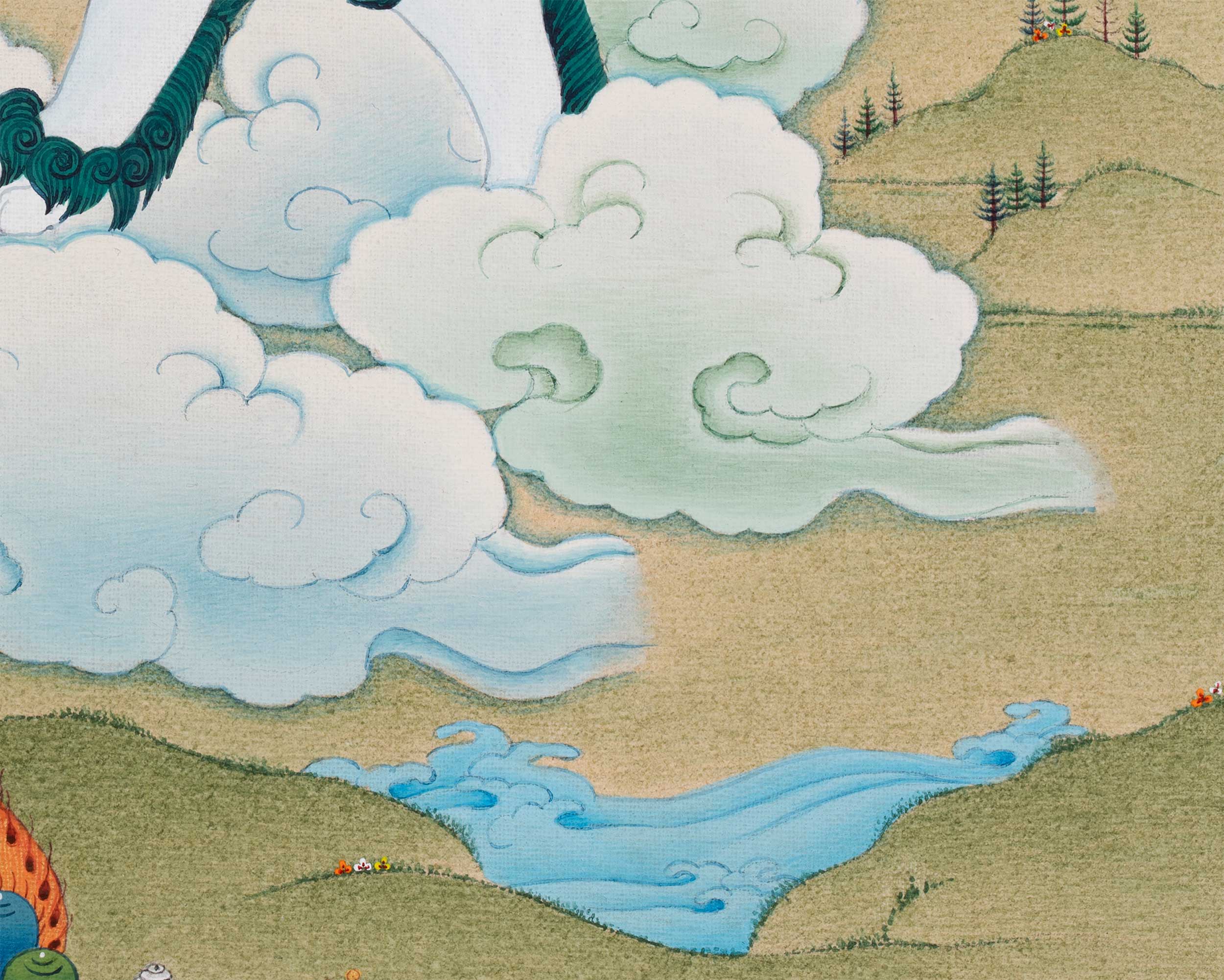 Tsheringma Canvas Print | Buddhist Goddess of Long Life
