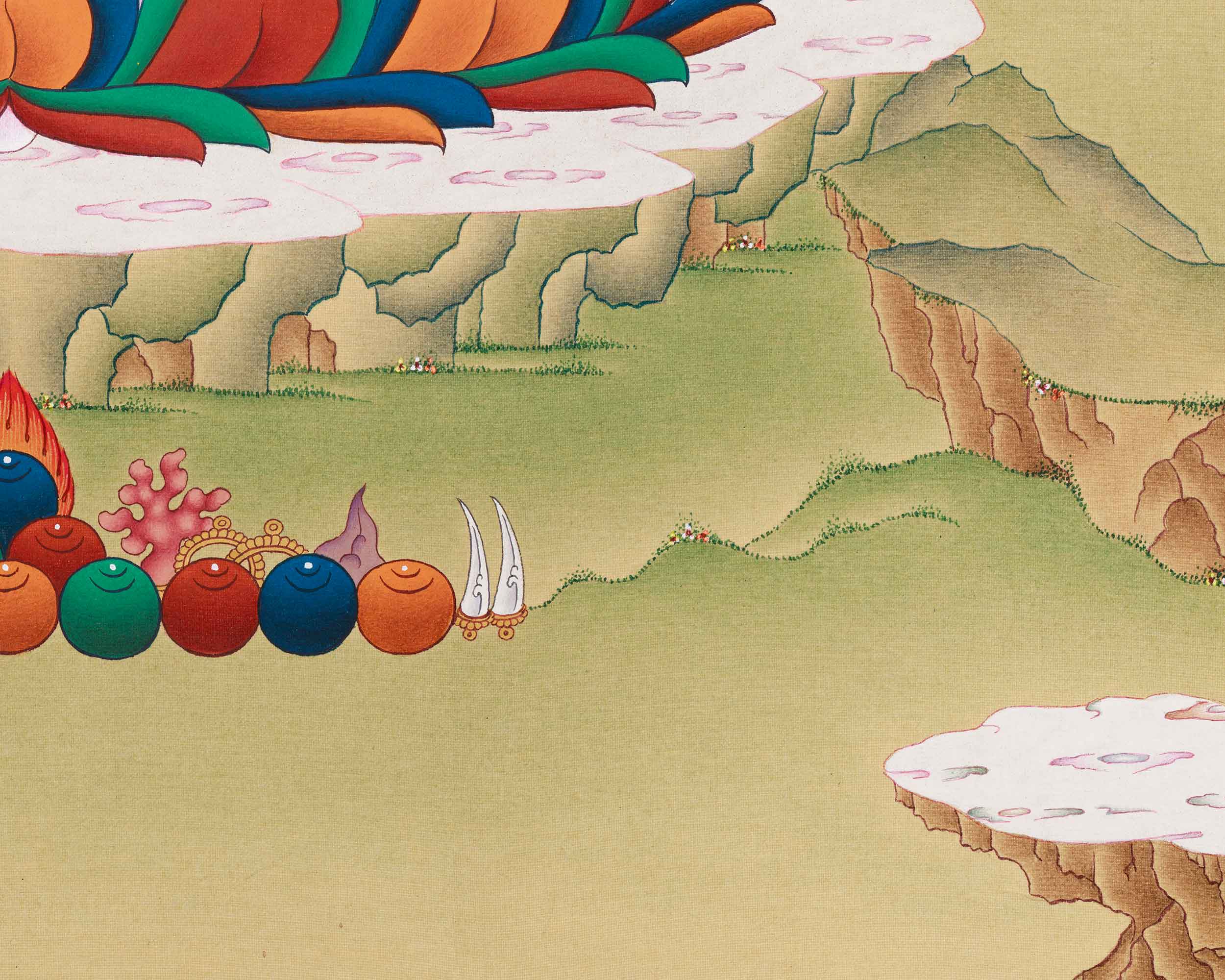 Historical Shakyamuni Buddha Painting | The Enlightened One’s Journey to Awakening