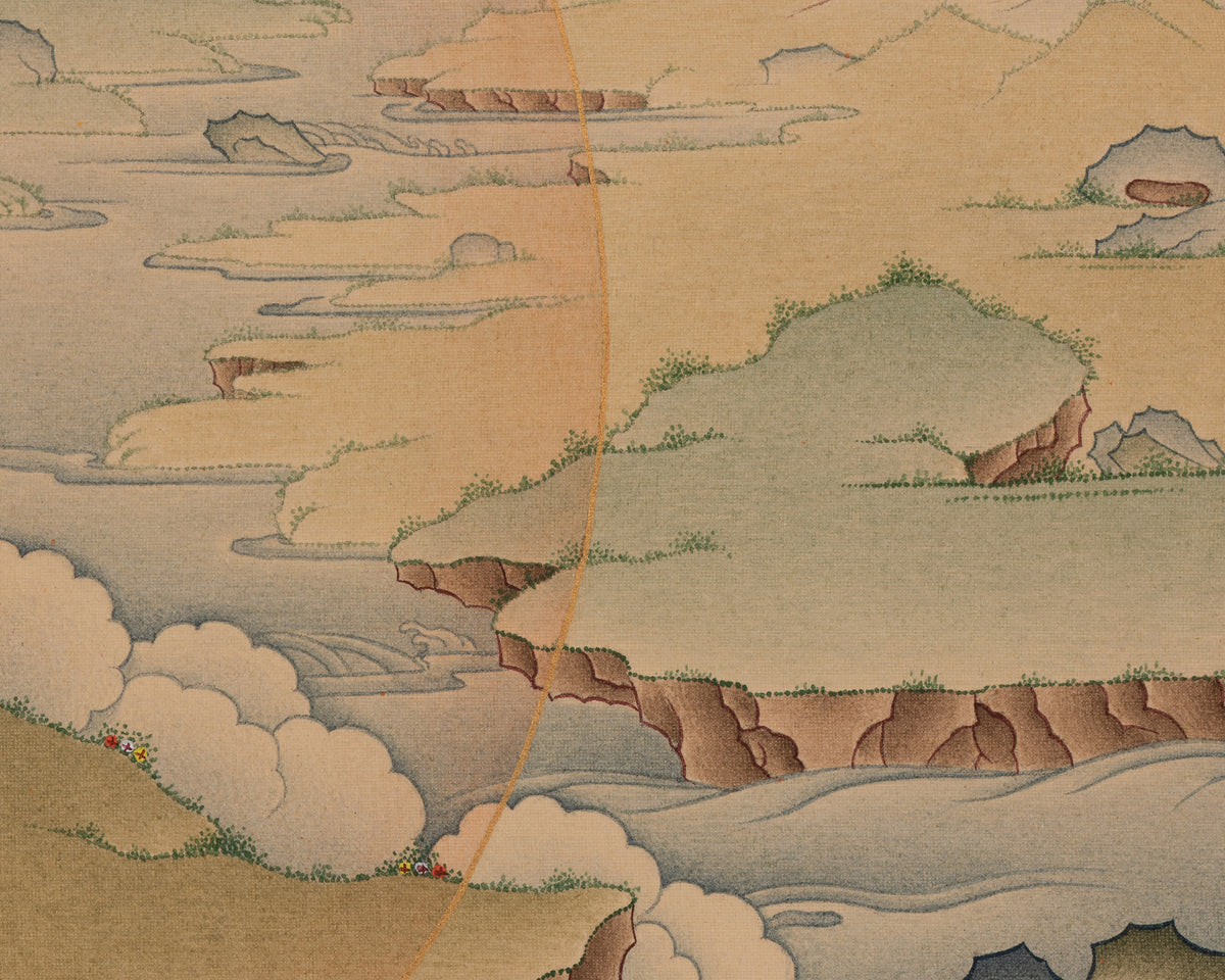 Shakyamuni Buddha Buddhist Thangka | Sacred Artwork of Enlightenment and Wisdom