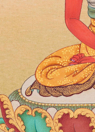 Namo Amitabha's Blessings In Thangka Painting | Buddha of Infinite Light | Inspiring Devotion in Art