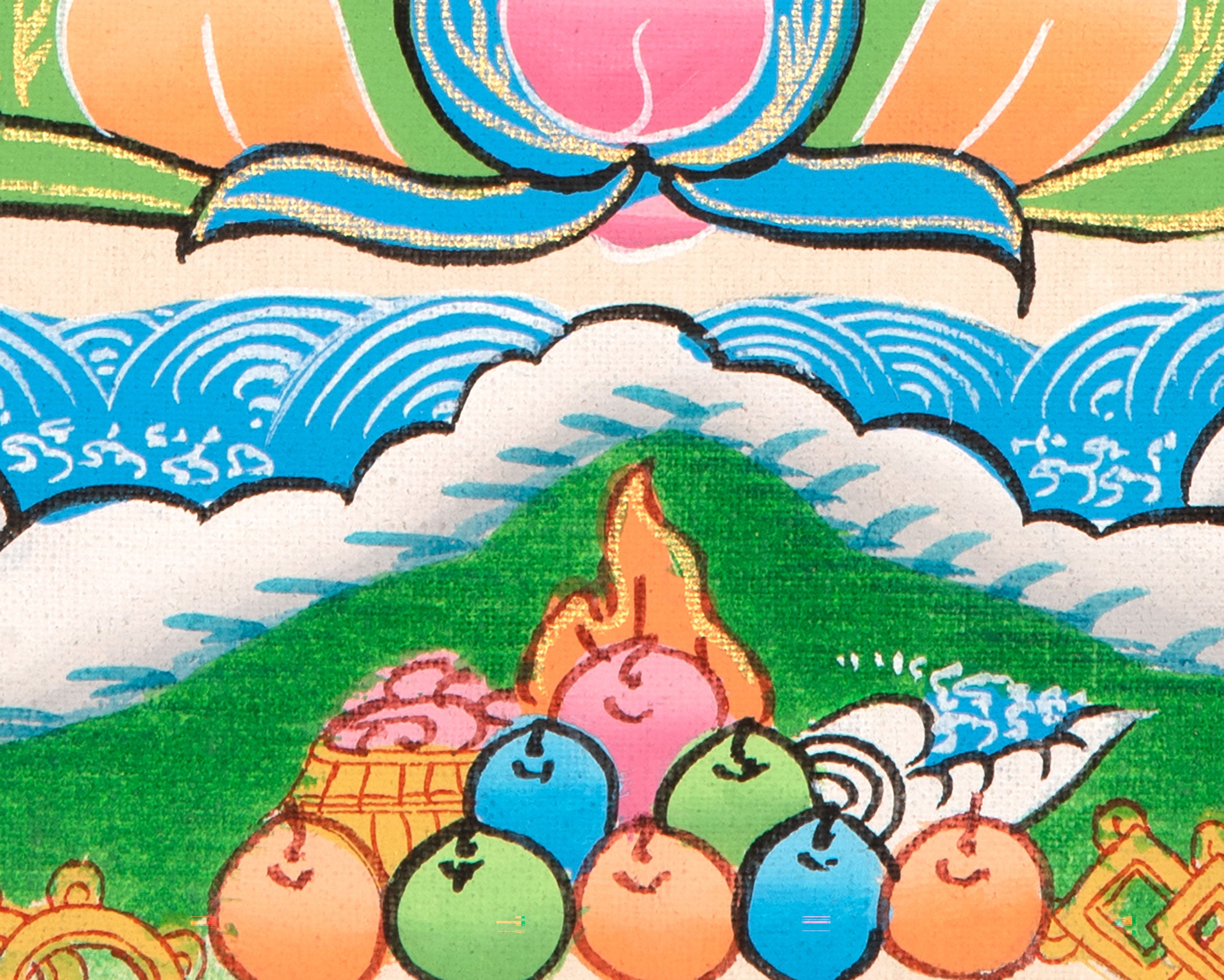 Chenrezig Thangka | Sacred Thangka Painting for Meditation and Good Luck