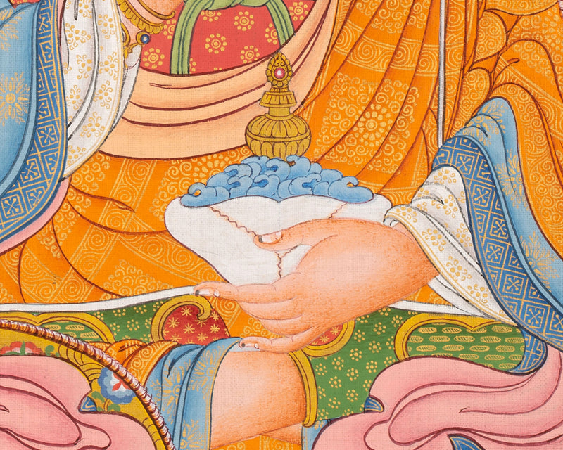 Spiritual Guru Padmasambhava | Thangka of Tibetan Mastery