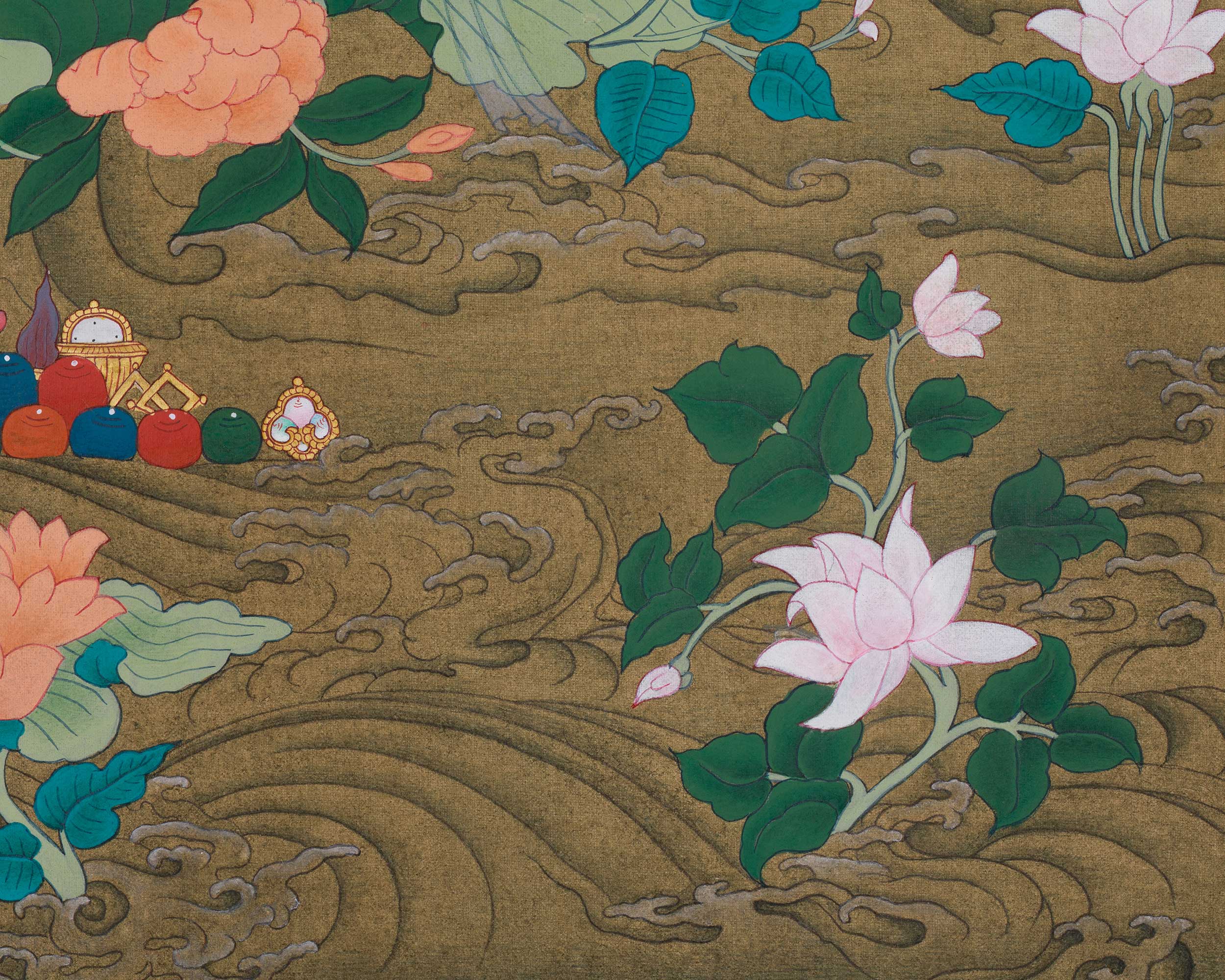 Traditional White Tara Painting | Goddess of Longevity and Healing