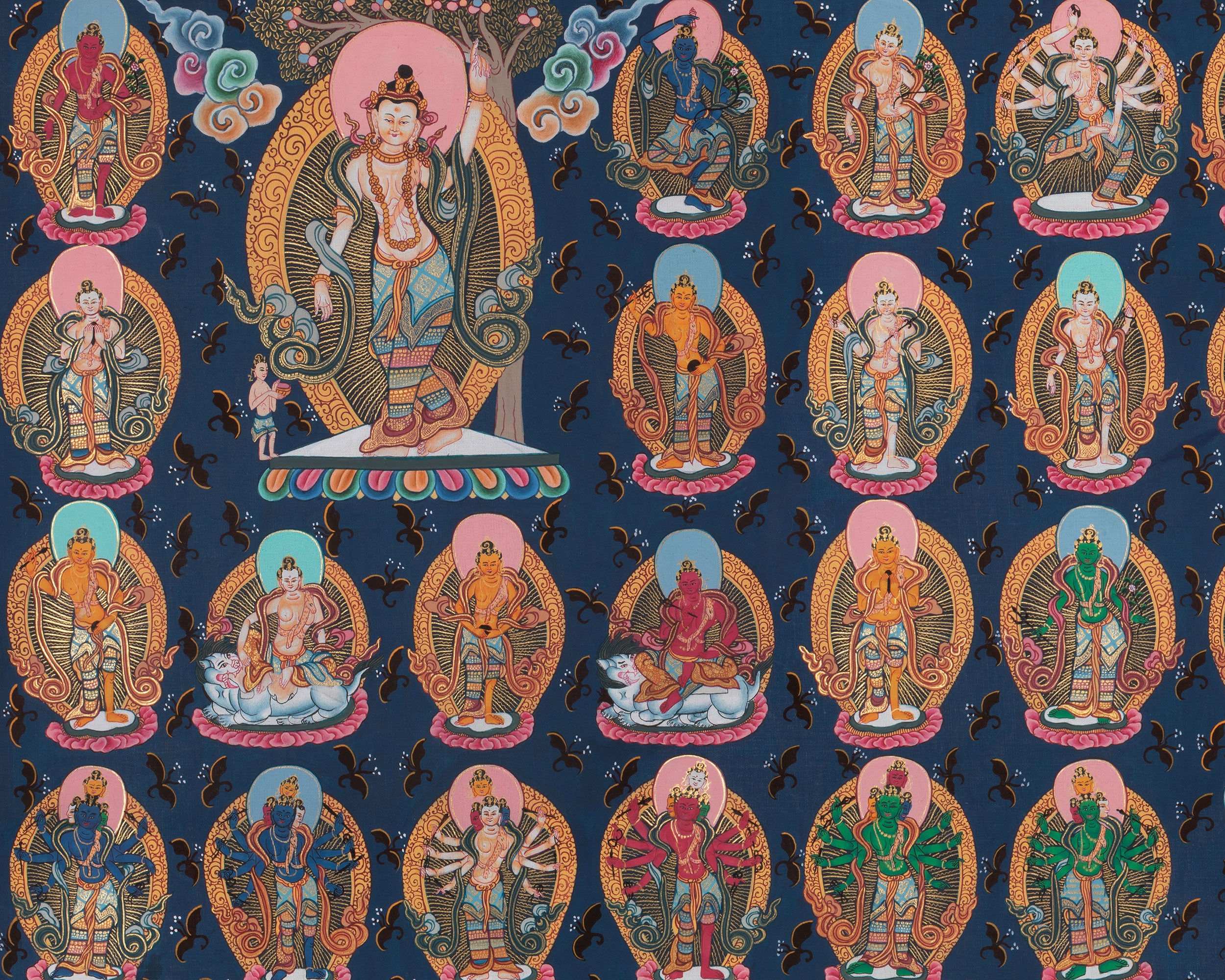 108 Chengrezig Thangka | Traditional Tibetan Art | Wall Decors