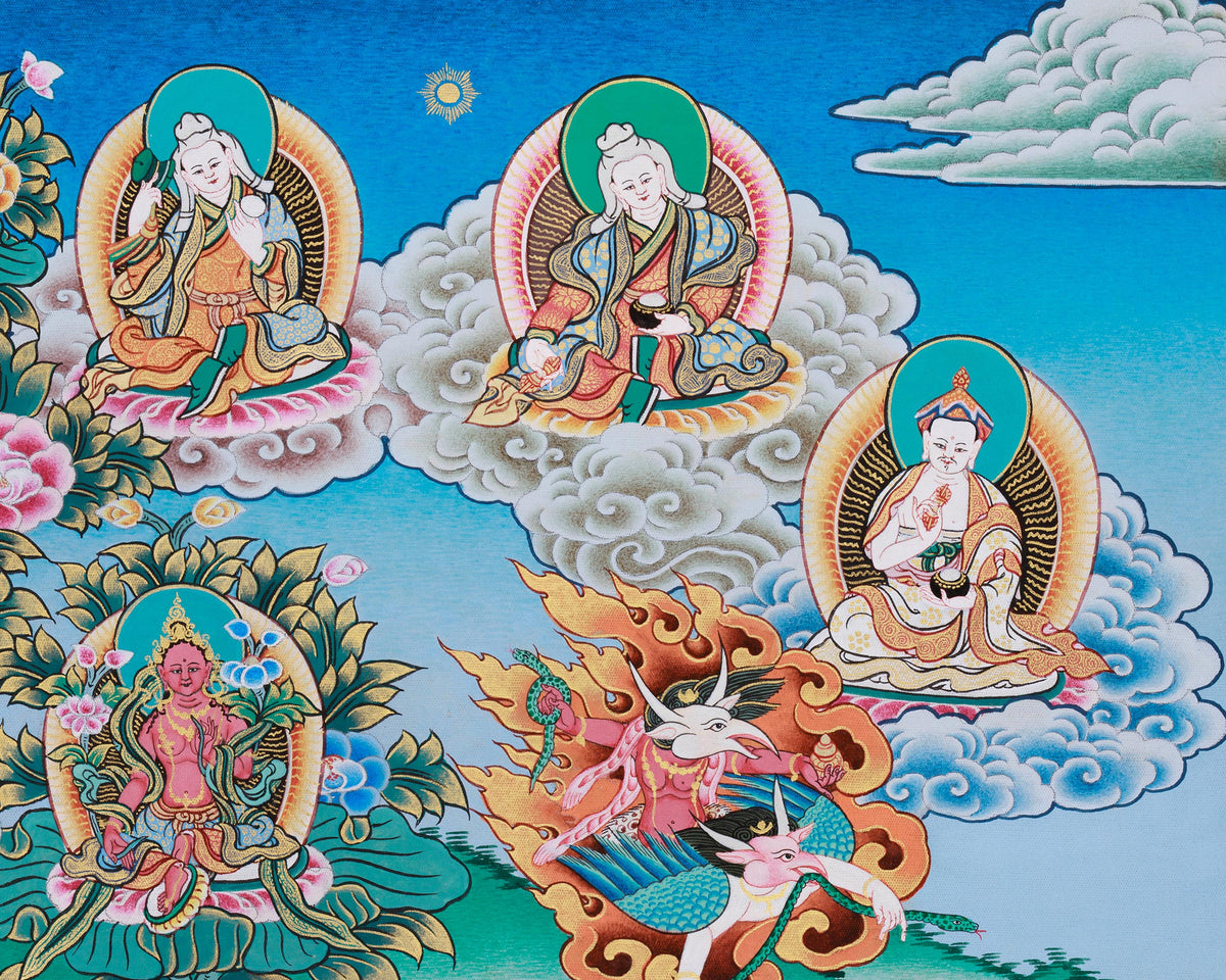 Goddess Red Tara Thangka | A Dynamic And Powerful Form of The Bodhisattva Tara