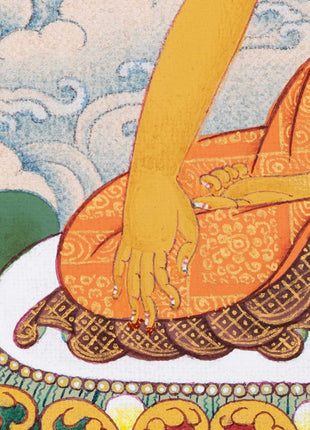 Siddhartha Gautama Art | Hand-Painted Shakyamuni Buddha Thangka | Buddhist Wall Decors