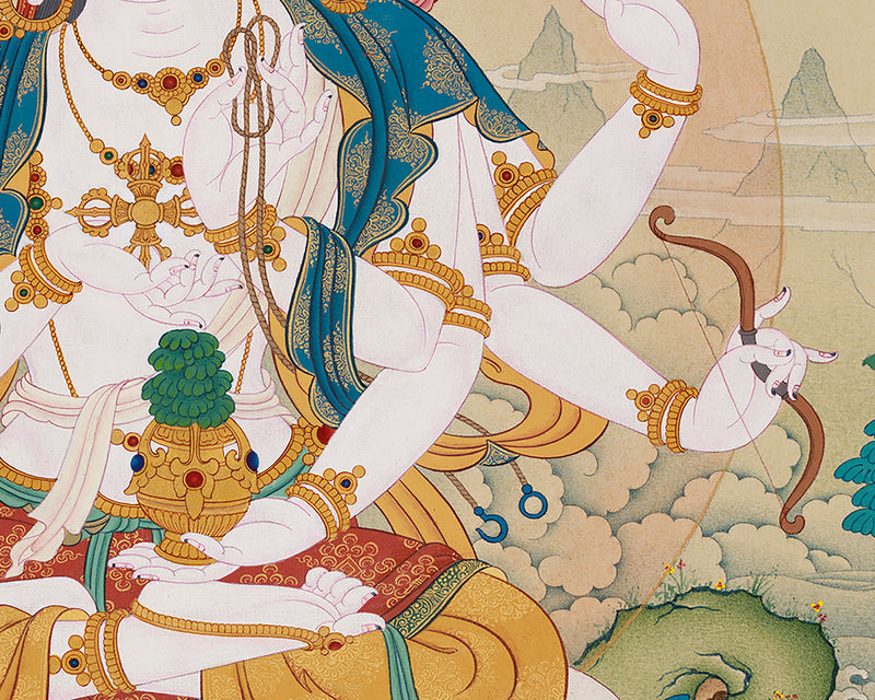 Dakini Namgyalma Thangka | The Deity for Longevity and Protection