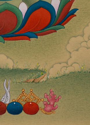 Tibetan Samantabhadra Buddha Thangka | The Supreme Buddha of the Dzogchen Tradition