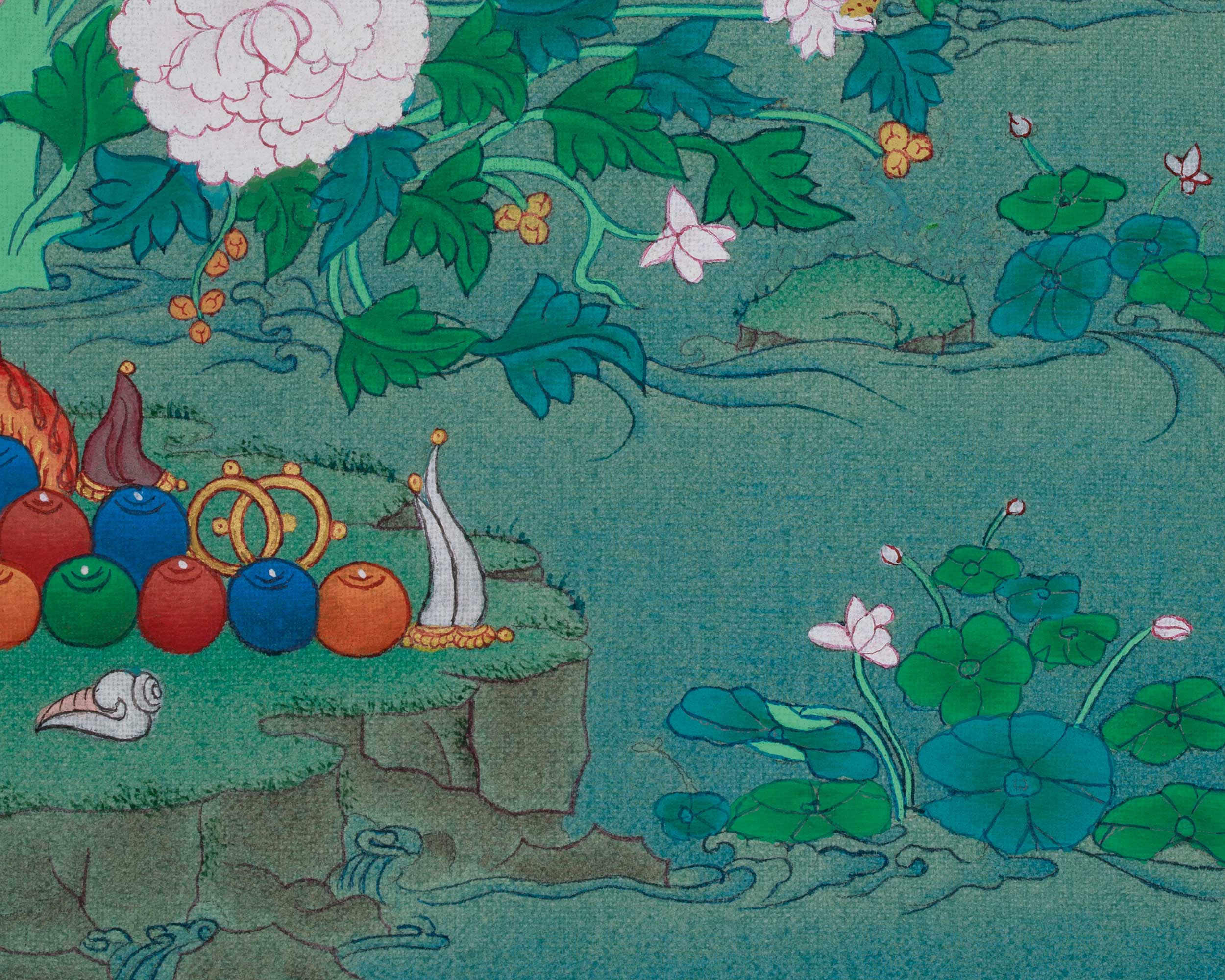 Vajrayana Deity Guru Rinpoche Artwork |  Embodiment of Enlightened Presence