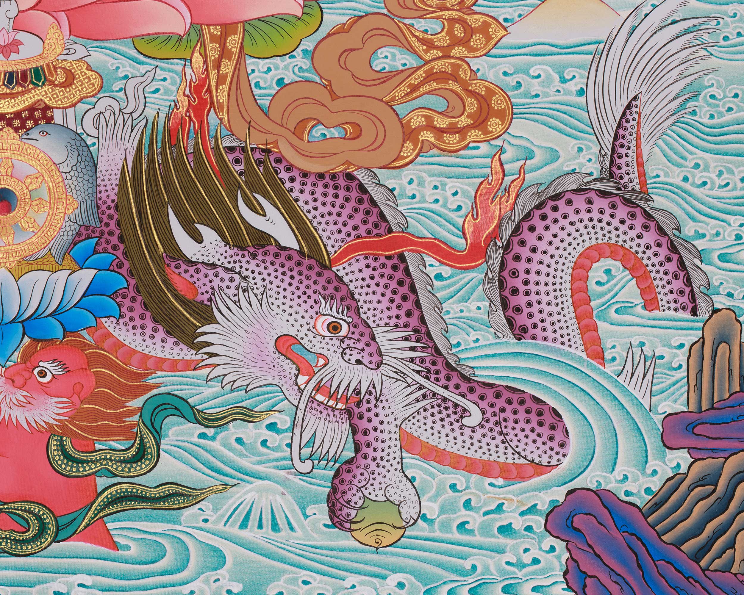 Tibetan Cundi Thangka | Manifestation of Spiritual Power