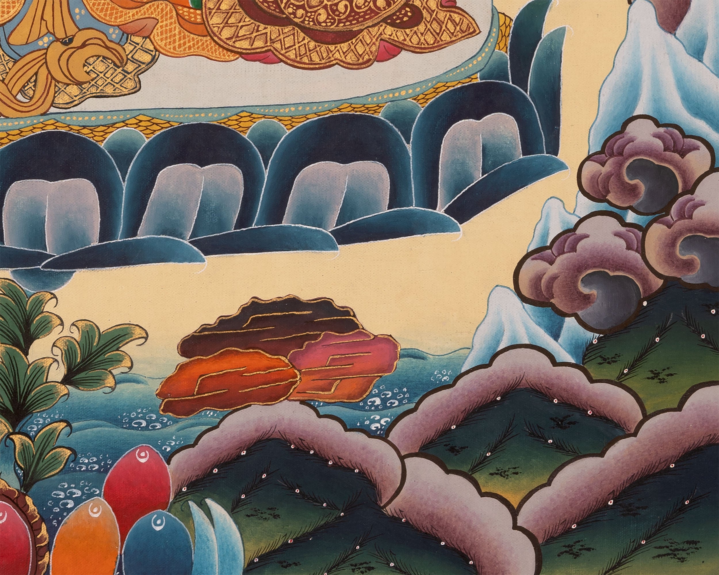 Religious White Tara Thangka | Symbol of Compassion, Healing, and Long Life