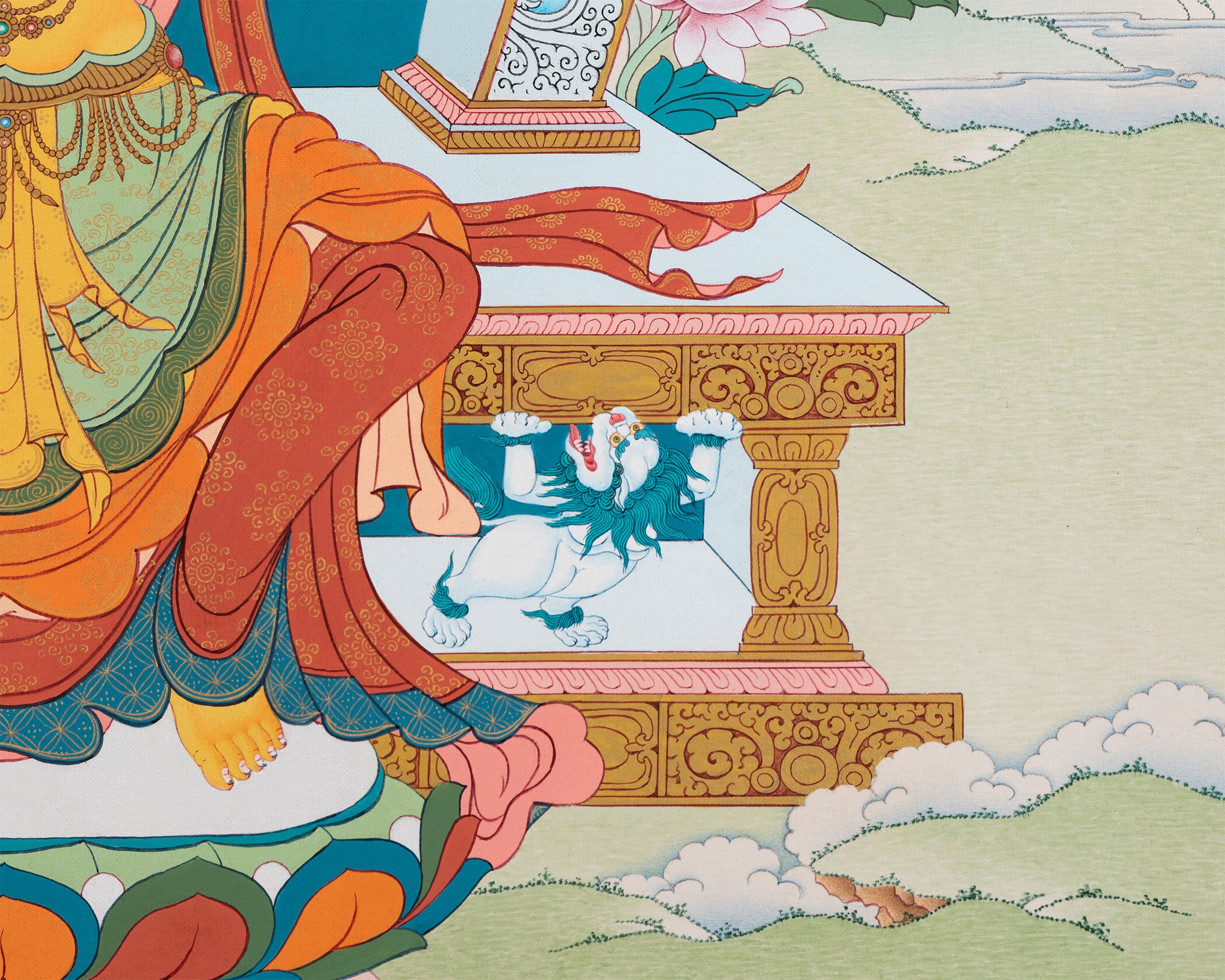 Maitreya Buddha Print | Future Buddha of Loving Kindness | Canvas Print