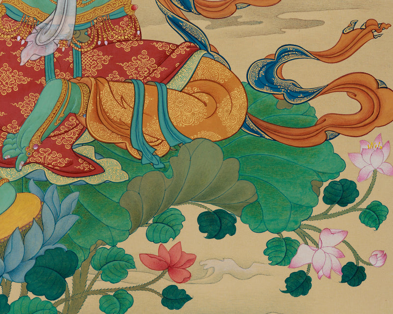 Noble Green Tara Painting - Goddess of Compassion and Liberation