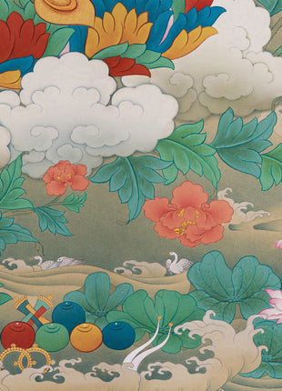 The Great Master Guru Rinpoche Thangka | Exclusive Art of Enlightenment
