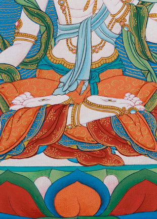Goddess Tara Meditation Thangka | Protector of Sentient Beings