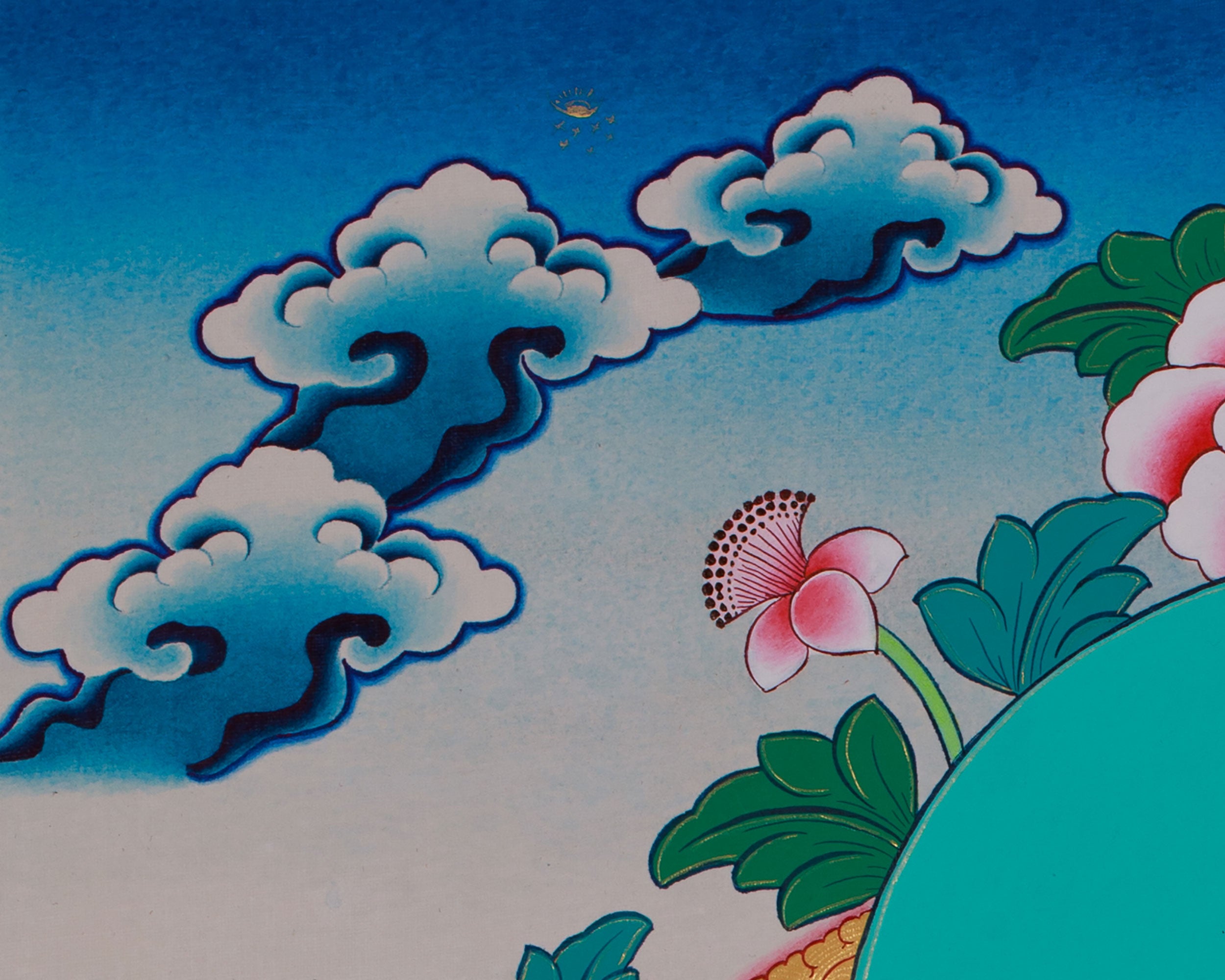 Bhaisajyaguru, Healing Buddha Thangka | Tibetan Buddhist Art