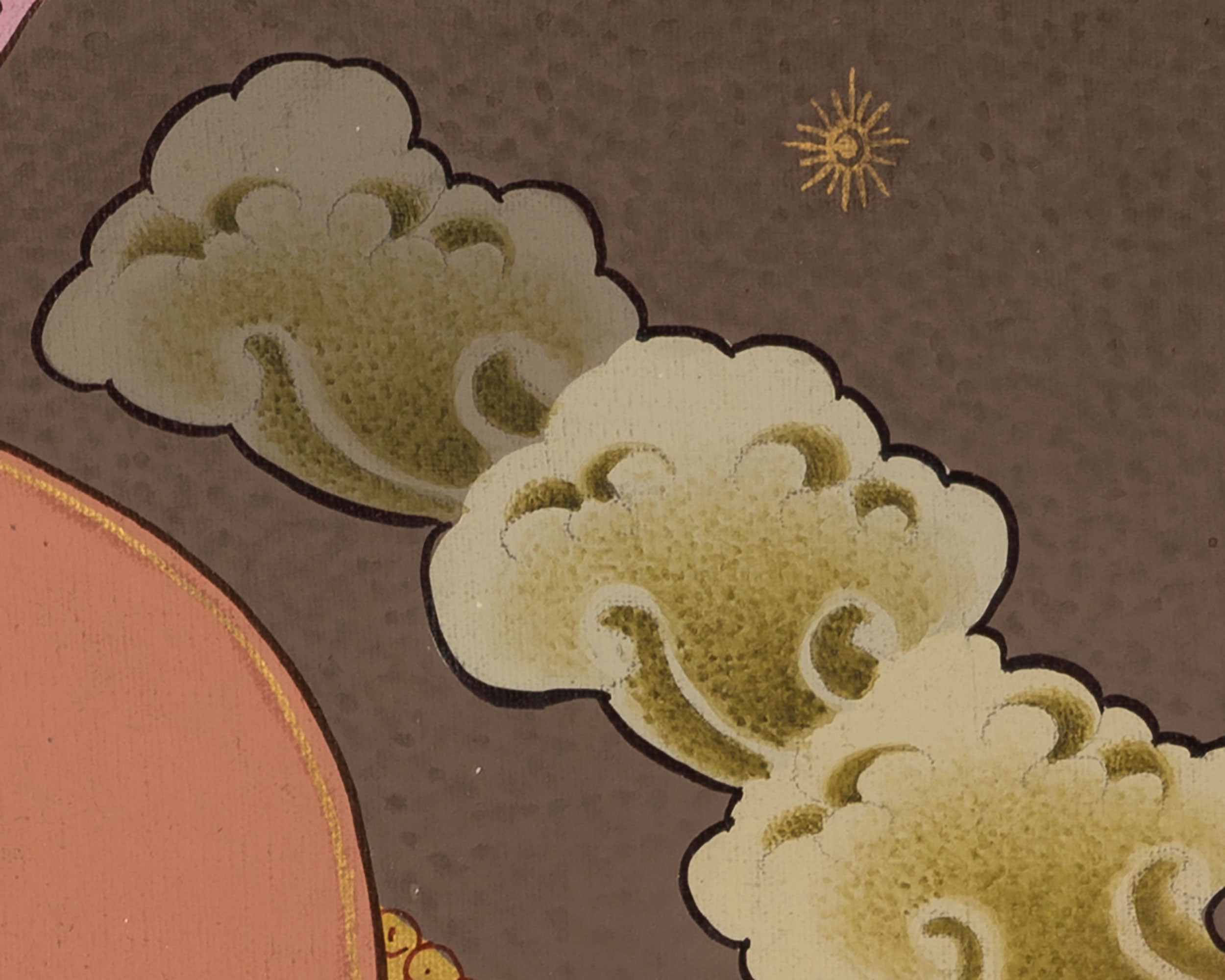 Painting Of Vajrasattva | Tibetan Buddhist Thangka