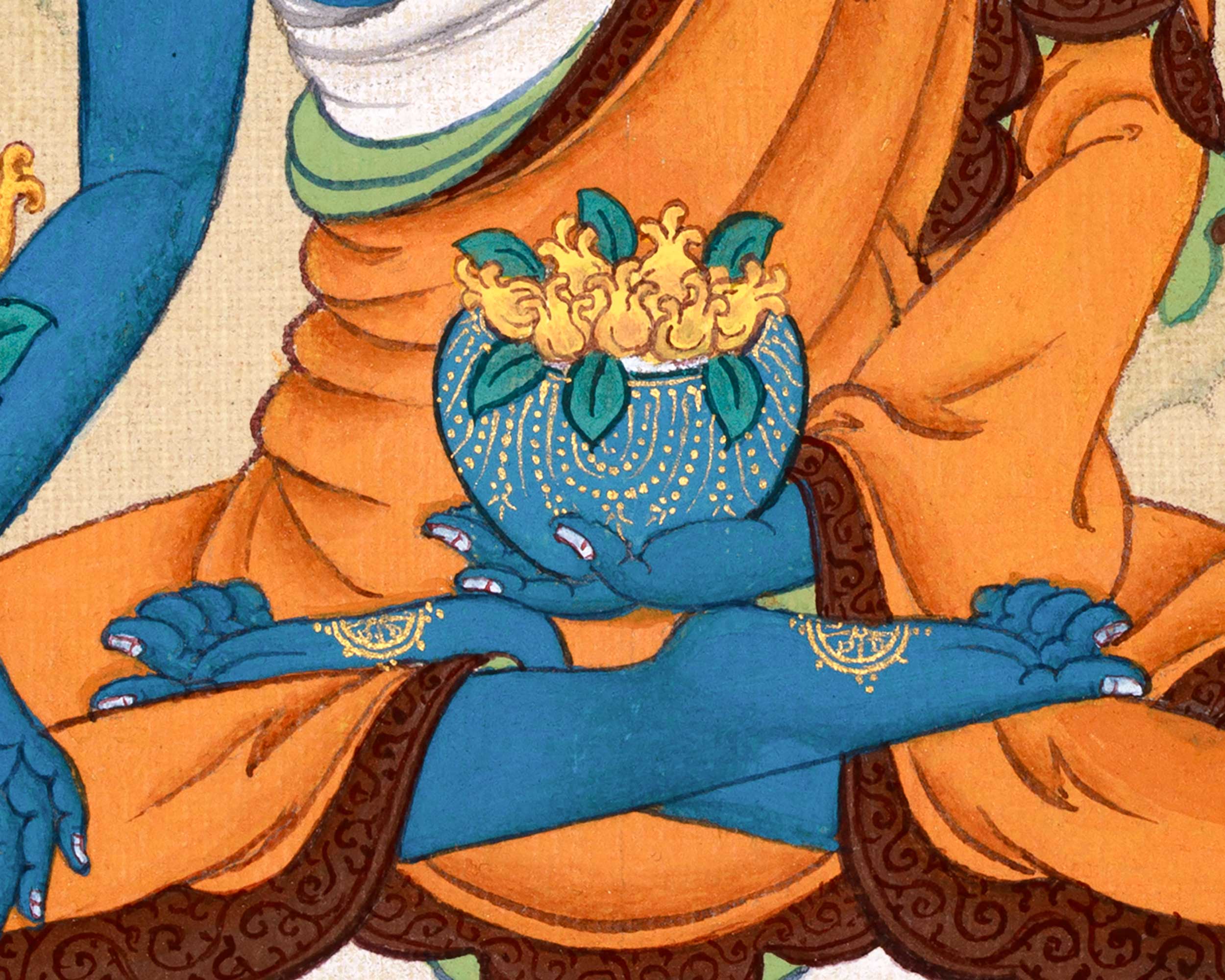 Medicine Buddha: Healing Buddha in Lhasa's Pure Stone Colors