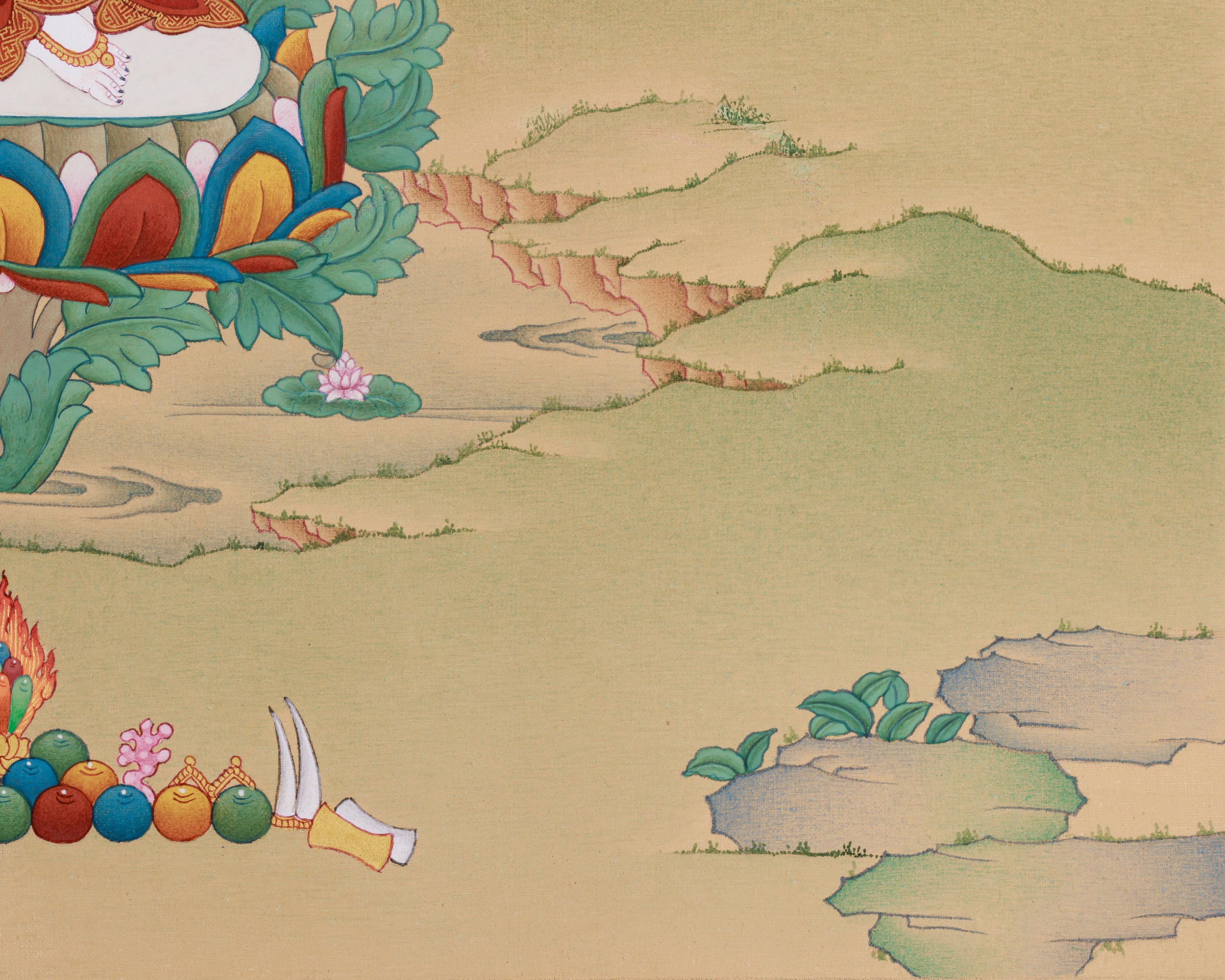 Hand-Painted 1000-Armed Chenrezig | The Bodhisattva of Compassion and Protection