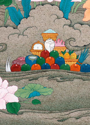 The Buddha's Legacy in Thangka Art | Historical Buddha Shakyamuni | Sacred Meditative Art