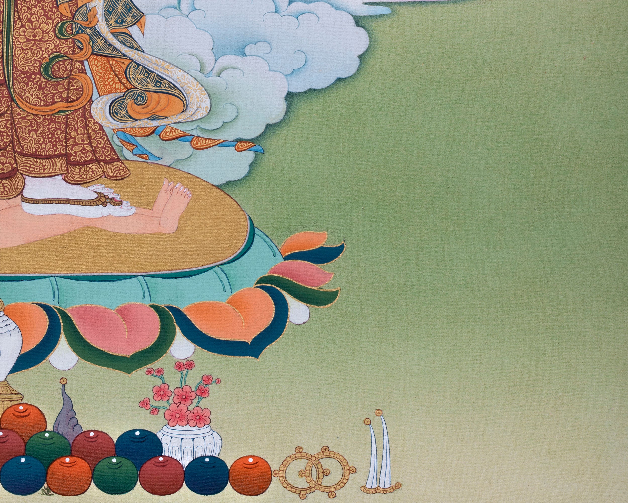 Achi Chokyi Drolma Giclee Canvas Print | The Protector and Spiritual Guide