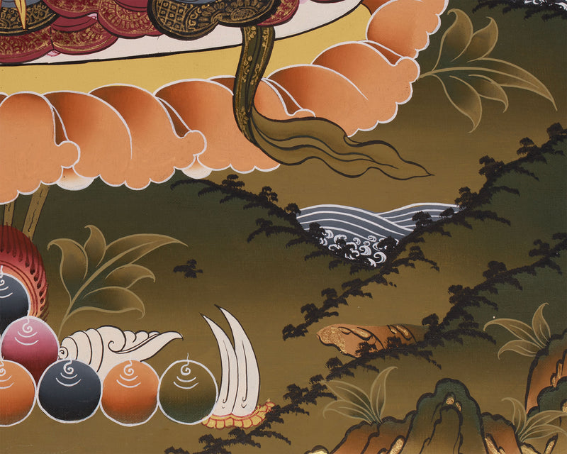 Namgyalma, The Long-Life Goddess Thangka | Ushnisha Vijaya Art