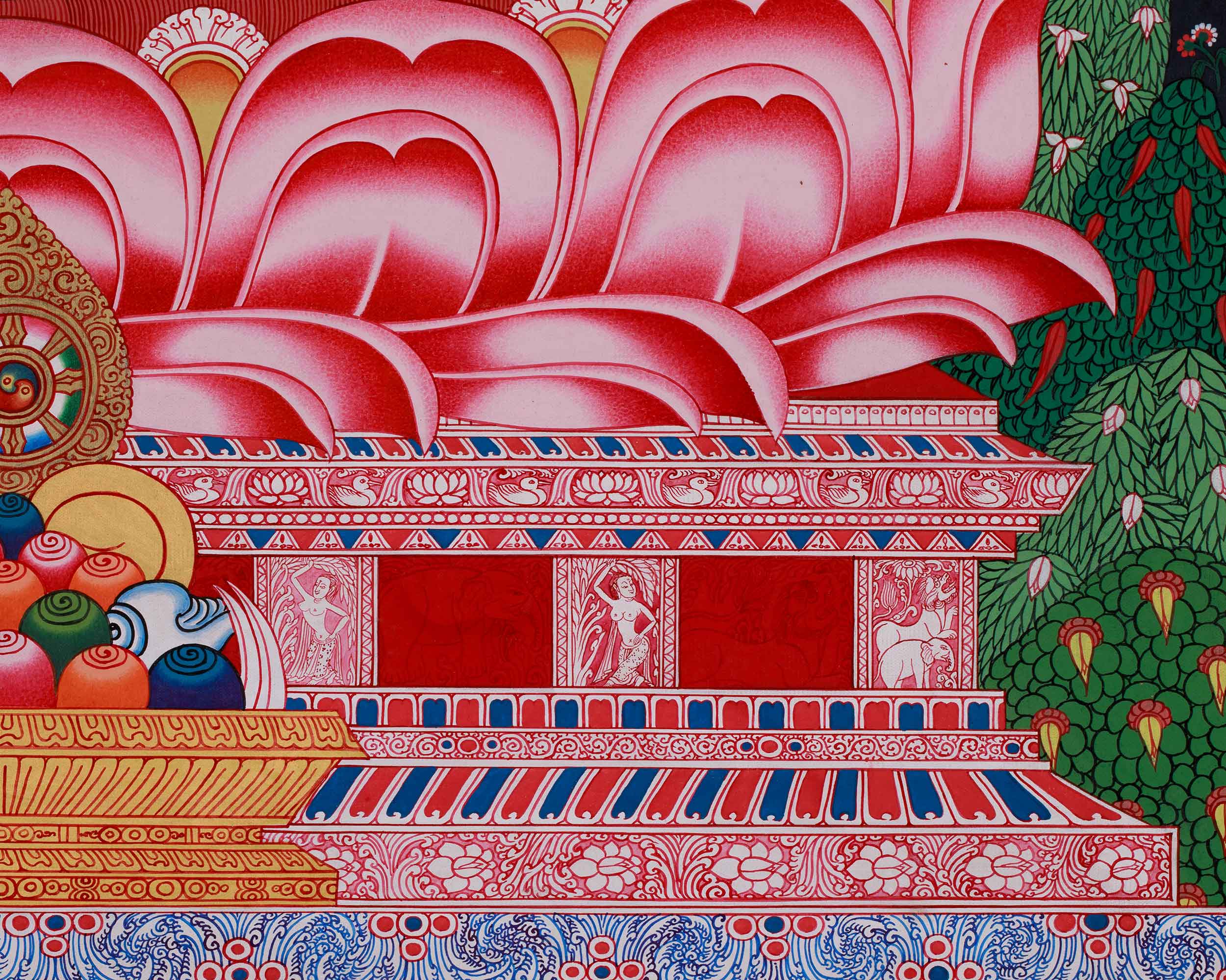Historical Buddha Shakyamuni Thangka | Siddhartha Gautam