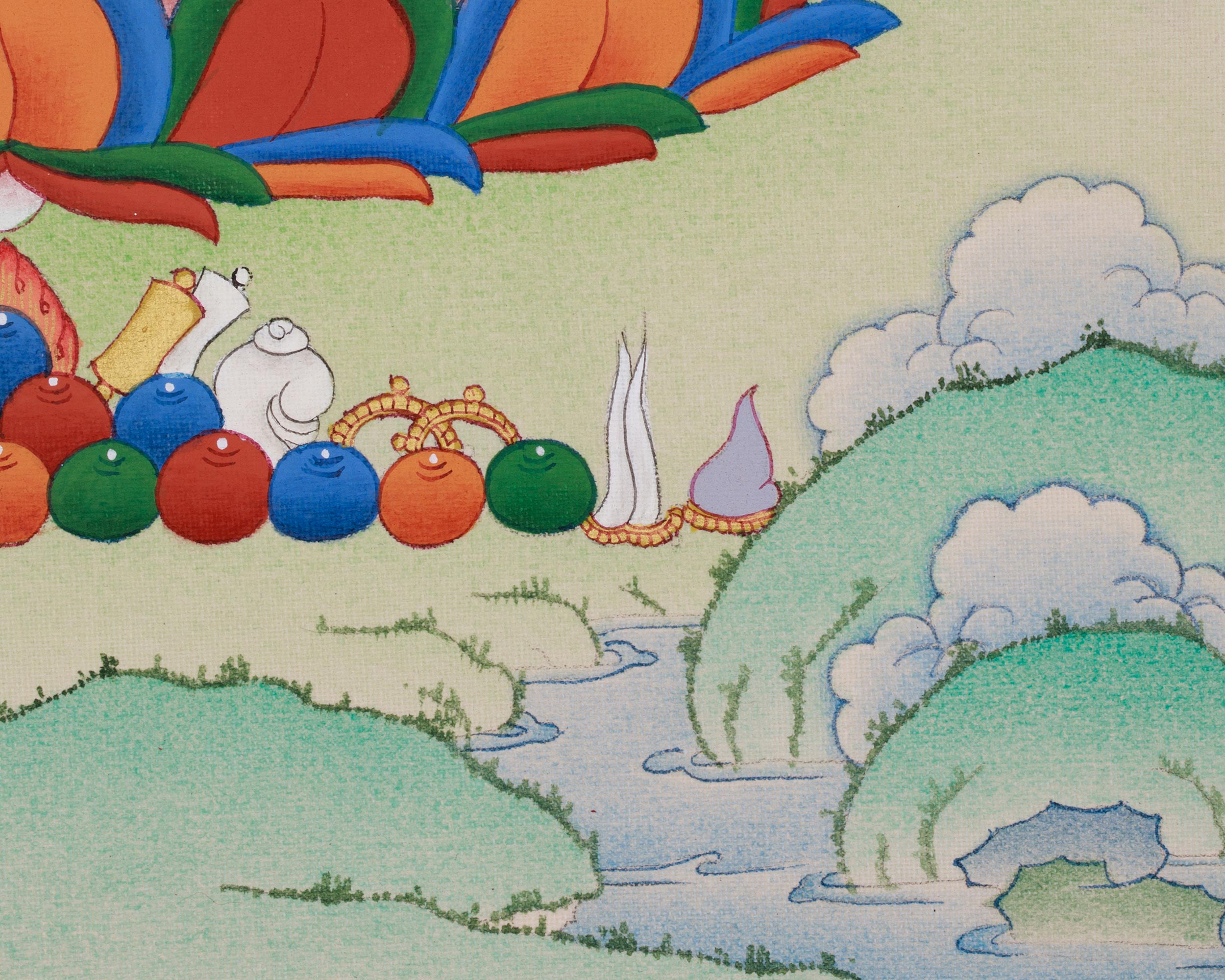 Divine White Tara Thangka | Goddess of Healing and Longevity