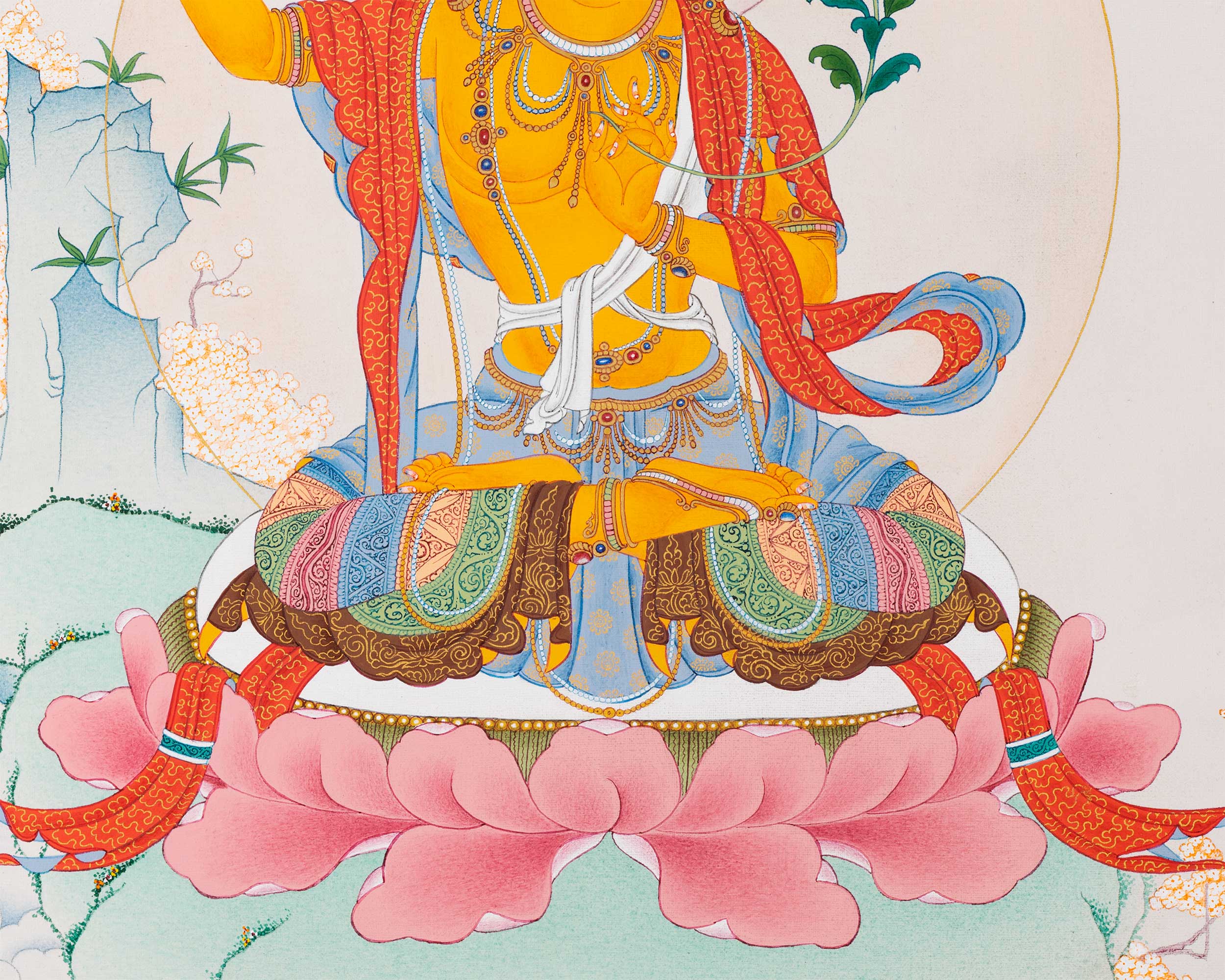 Chenresig-Manjushri-Vajrapani-Thangka Print Set