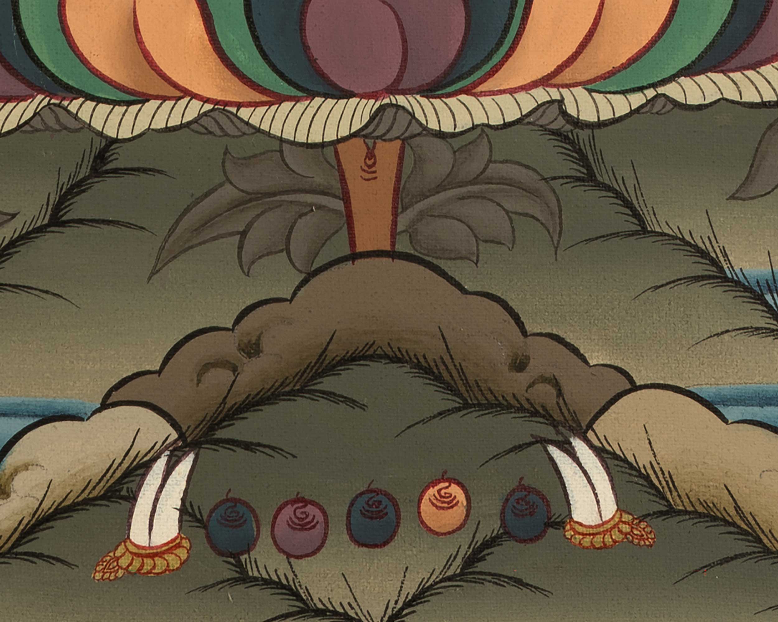 Buddha Amitabha Painting | Wall Hanging Buddha Thangka