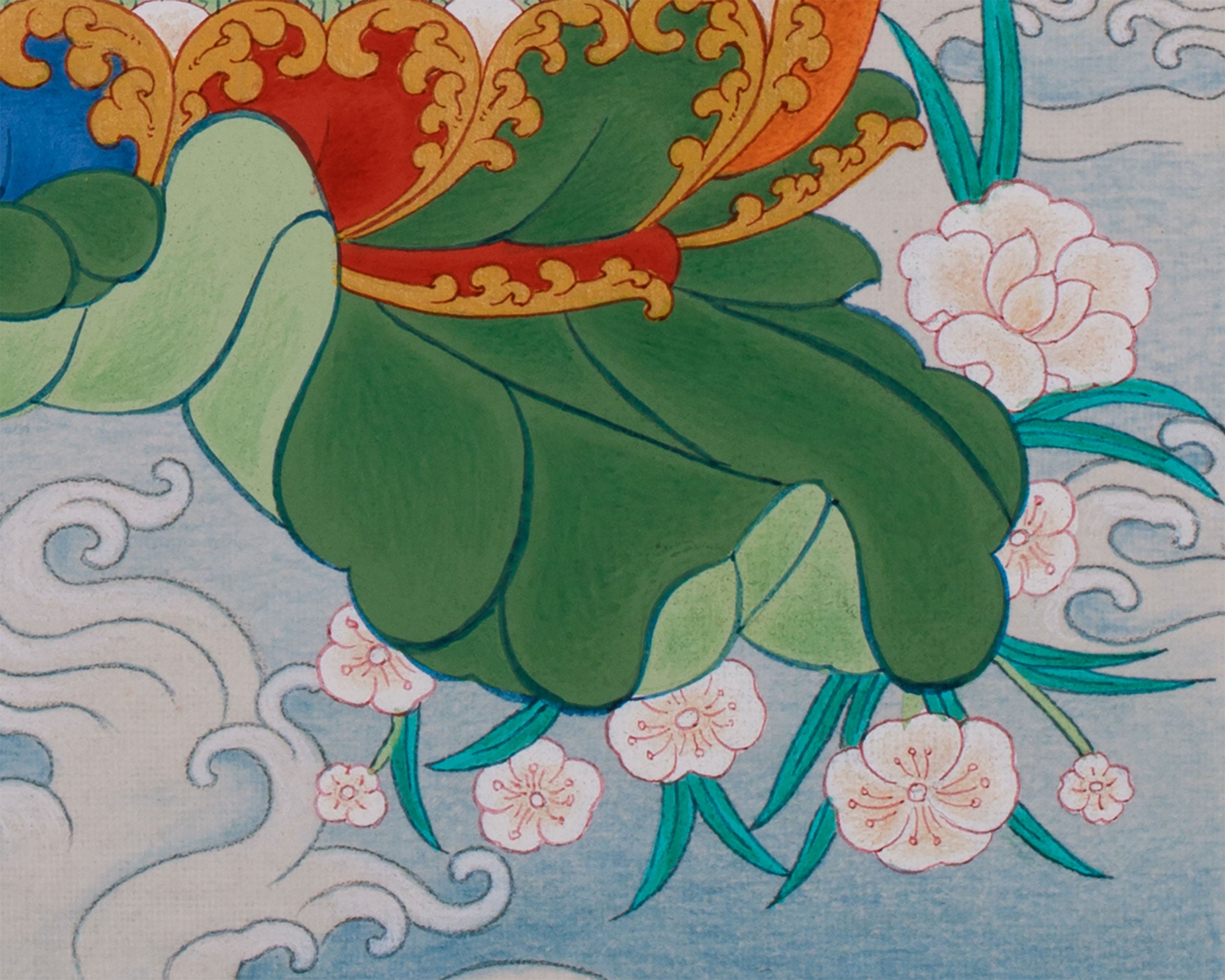 Small Shakyamuni Buddha Thangka | Zen Buddhism
