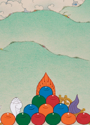Amitayus with White Tara and Namgyalma Thangka