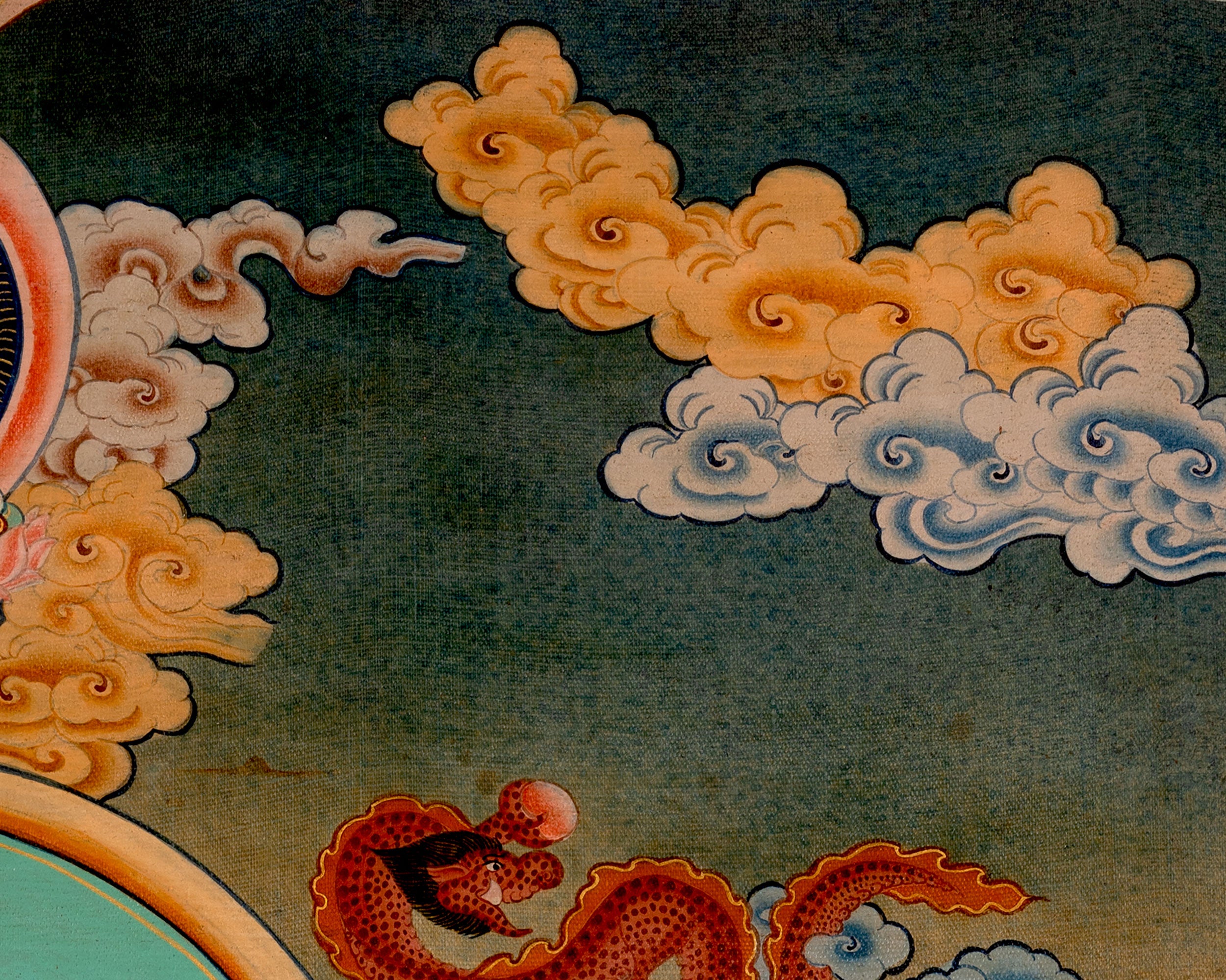Guru Rinpoche Padmasambhava | Buddhist Thangka Art | Wall Decors