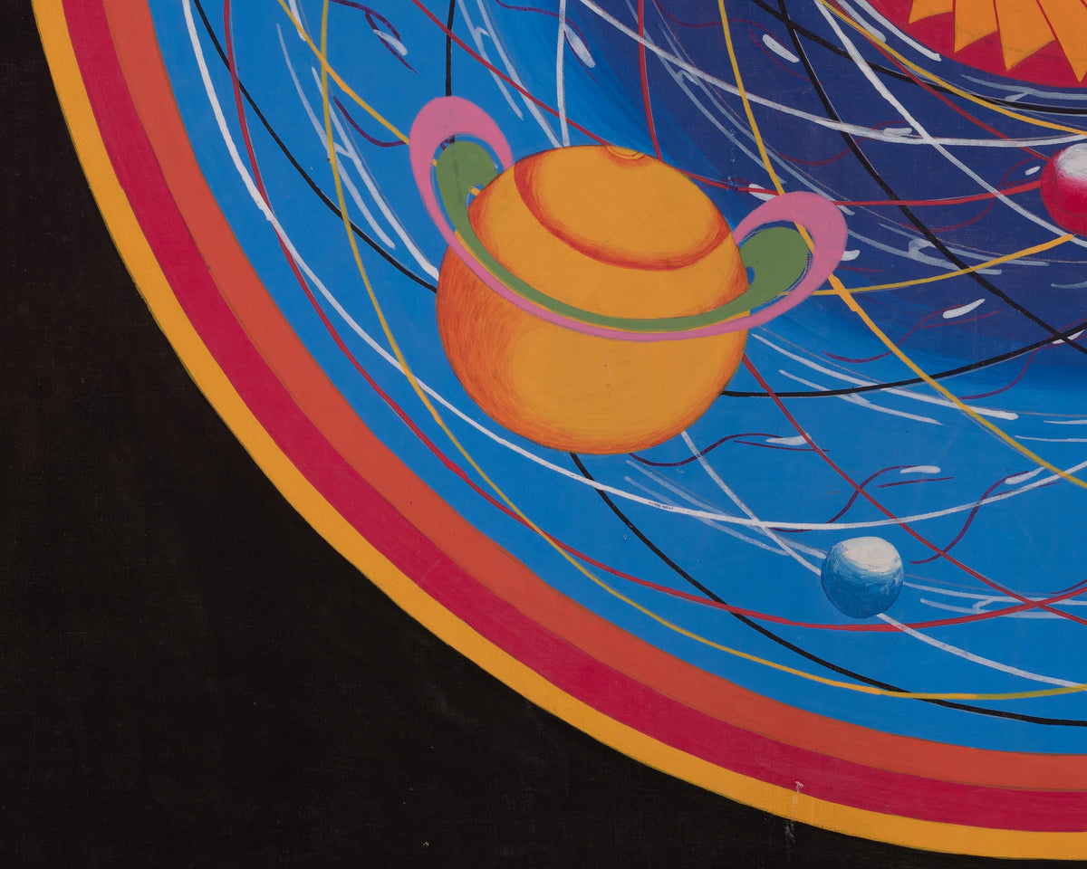 Spiritual Mantra Mandala Thangka | Sacred Expression of Enlightened Sound and Meditation