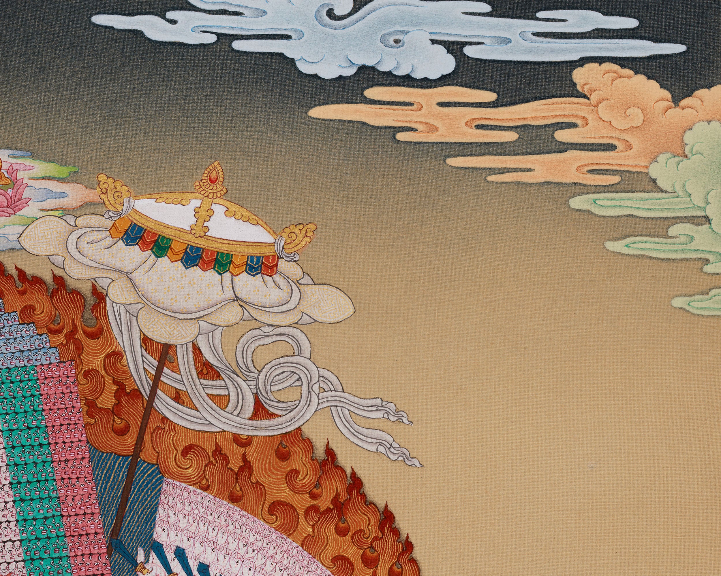 Buddhist Deity Dukar Thangka | The Supreme Protector