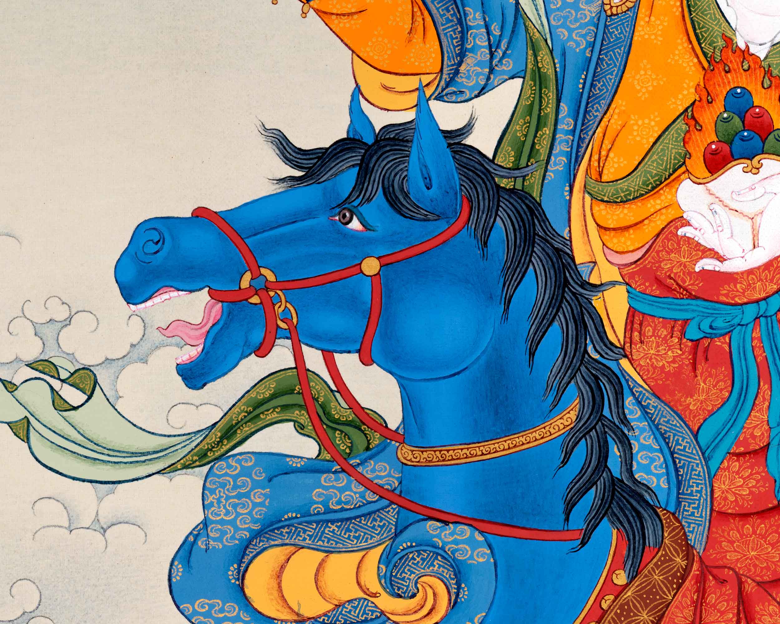 Achi Chokyi Drolma Thangka | Protector of Souls | Hand Painted Traditional Artwork