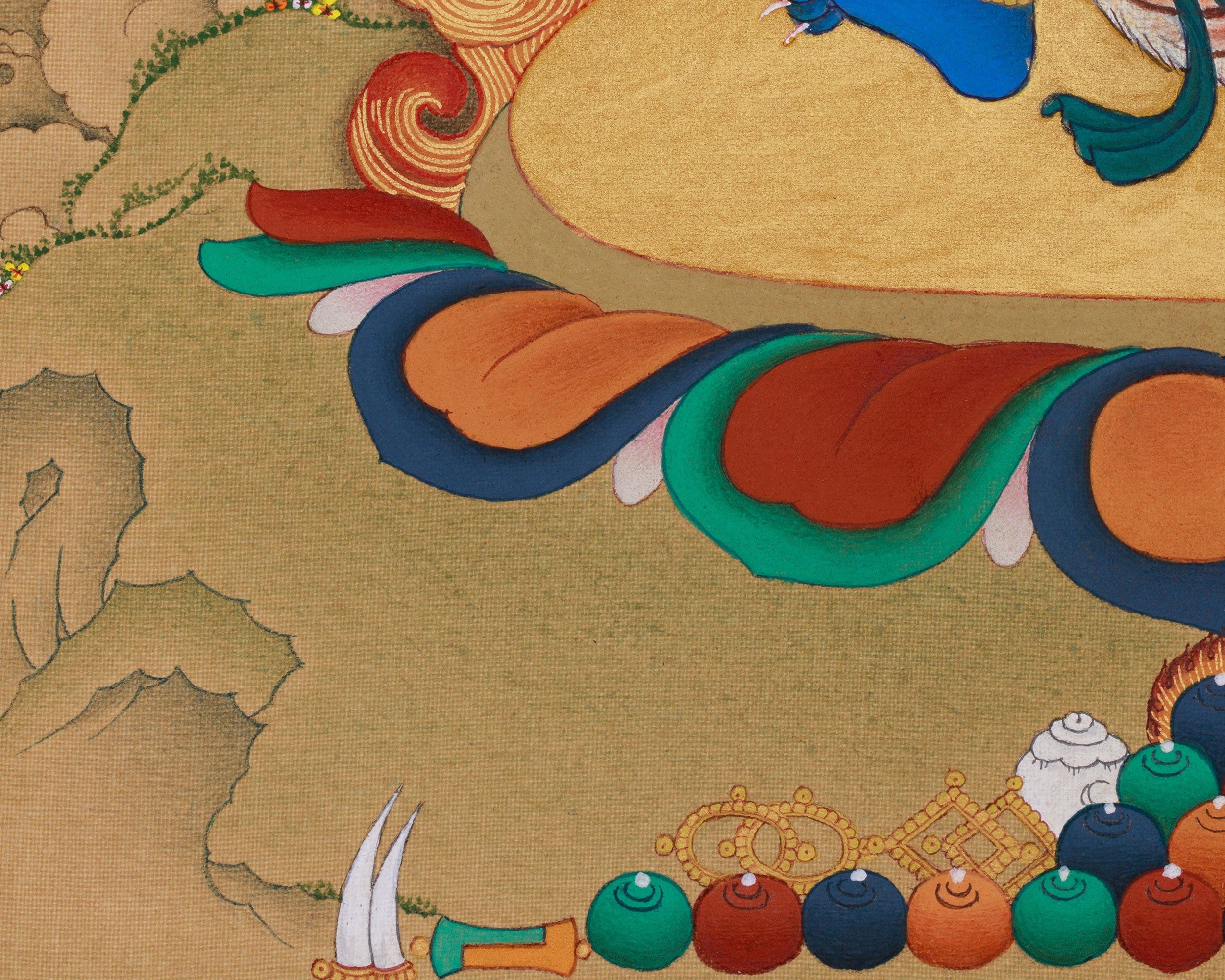 Wrathful Vajrapani Artwork | Guardian Deity of Tibetan Buddhism