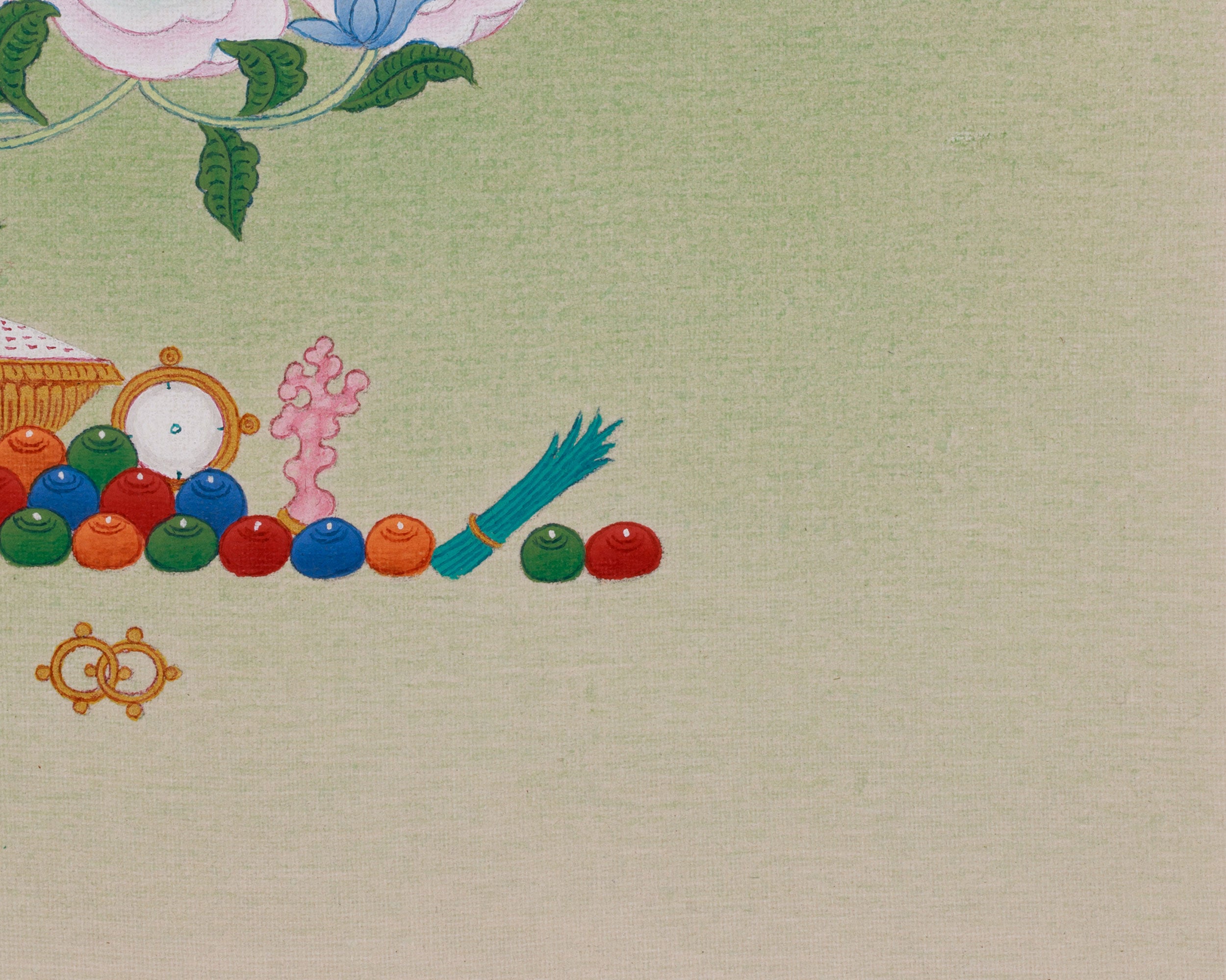 Sacred Thangka of Green Tara | The Divine Protector of Compassion