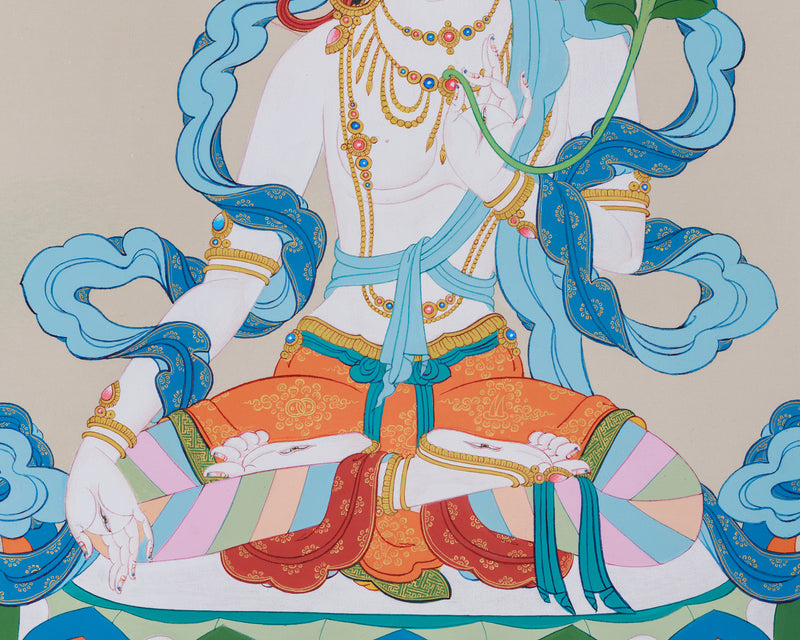 Sita Tara Thangka | Goddess of Compassion and Long Life