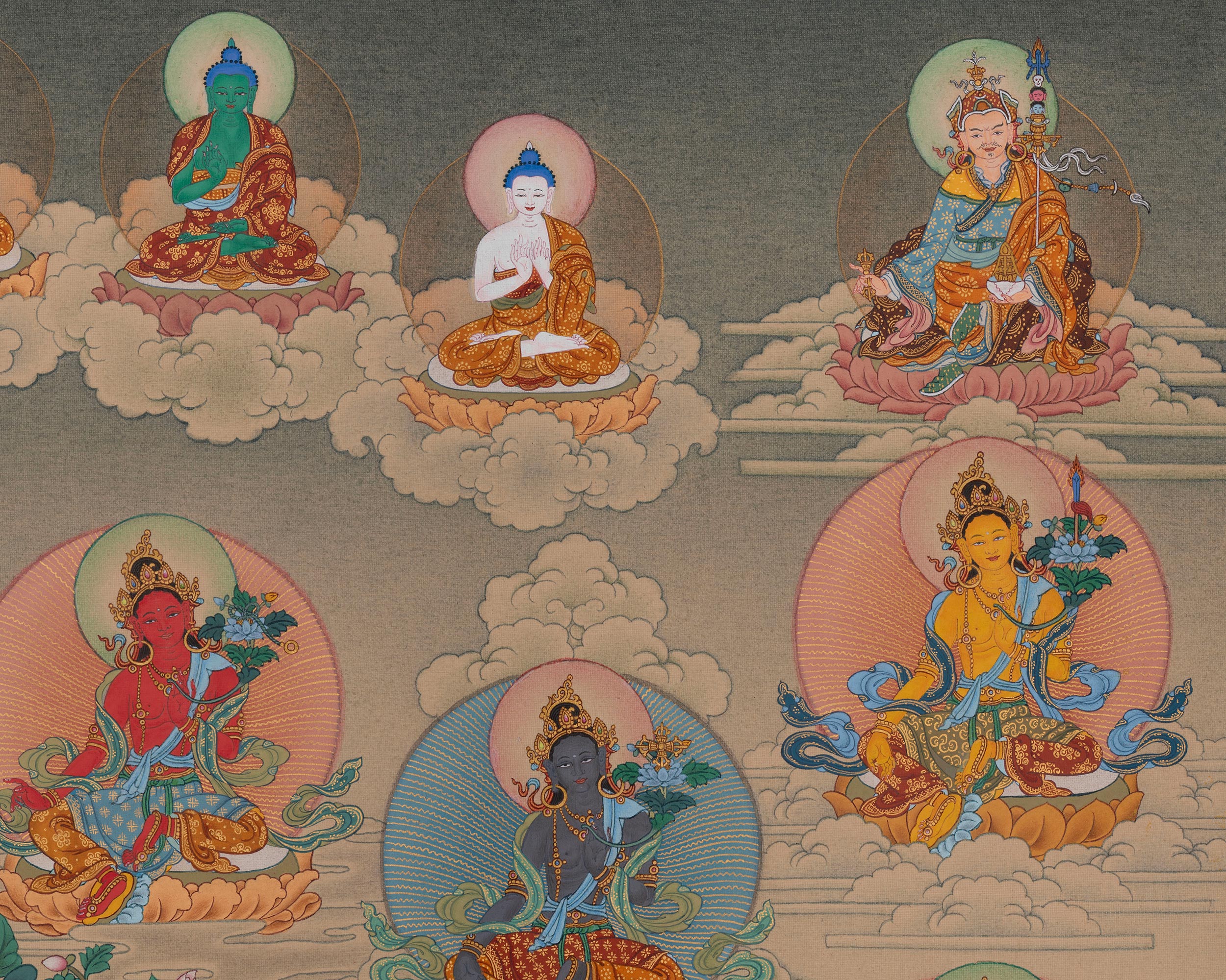 21 Tara Sacred Thangka | Himalayan Compassion Art | Spiritual Gift