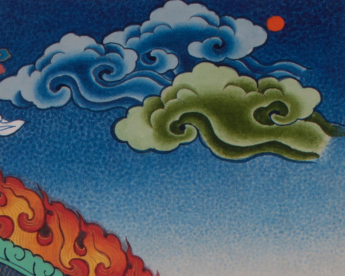 Cundi Artwork | Sacred Himalayan Buddhist Painting of Compassion and Wisdom